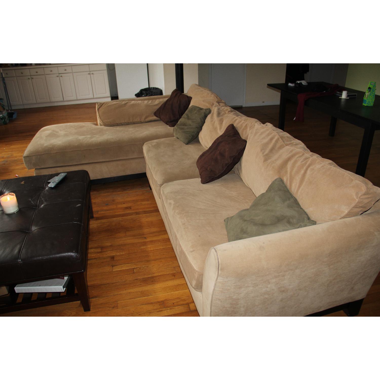 La-Z-Boy Light Brown Sectional - image-1