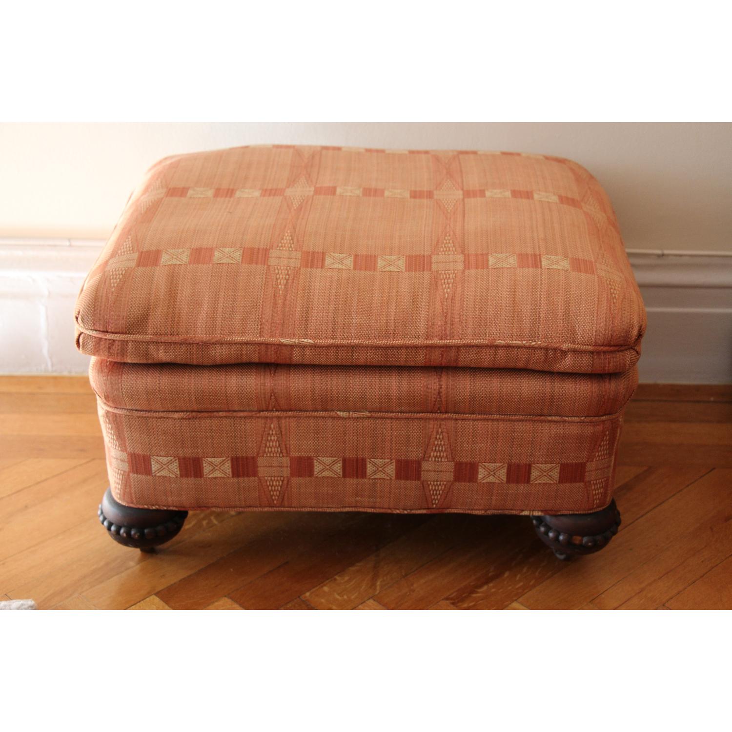 Antique Upholstered Ottoman - image-1