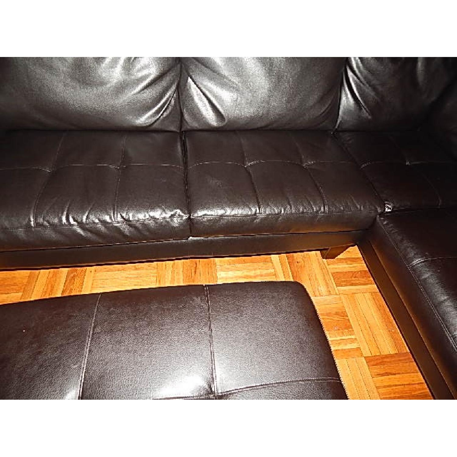 Jennifer Convertibles Jaclyn Right Arm Facing Chaise Sofa with Ottoman - image-3