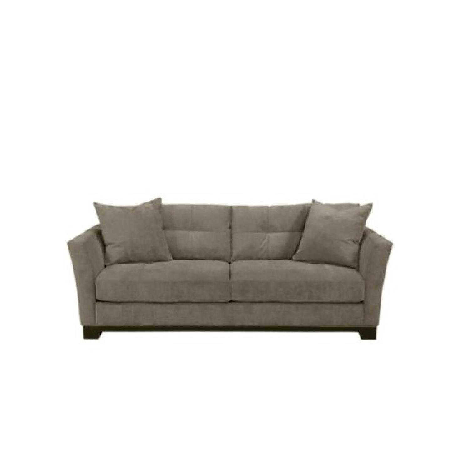 Macy's Elliot Vintage Microfiber Queen Sofa Sleeper Bed - image-1