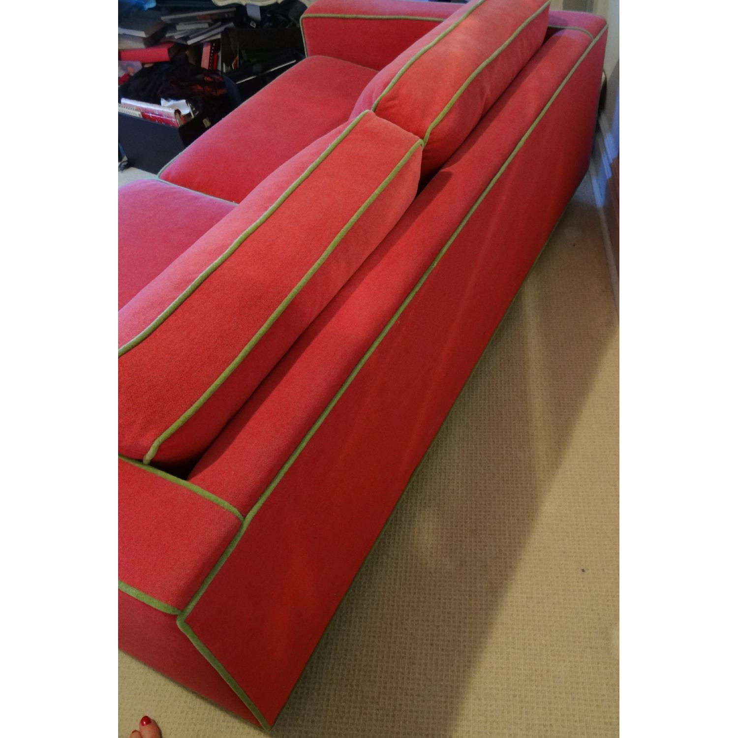 Mid Century Modern Square Arm Sofa - image-4