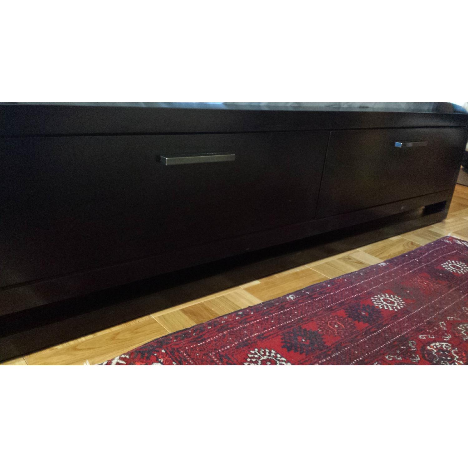 Solid Mahogany Storage Bed With Side Towers - image-4