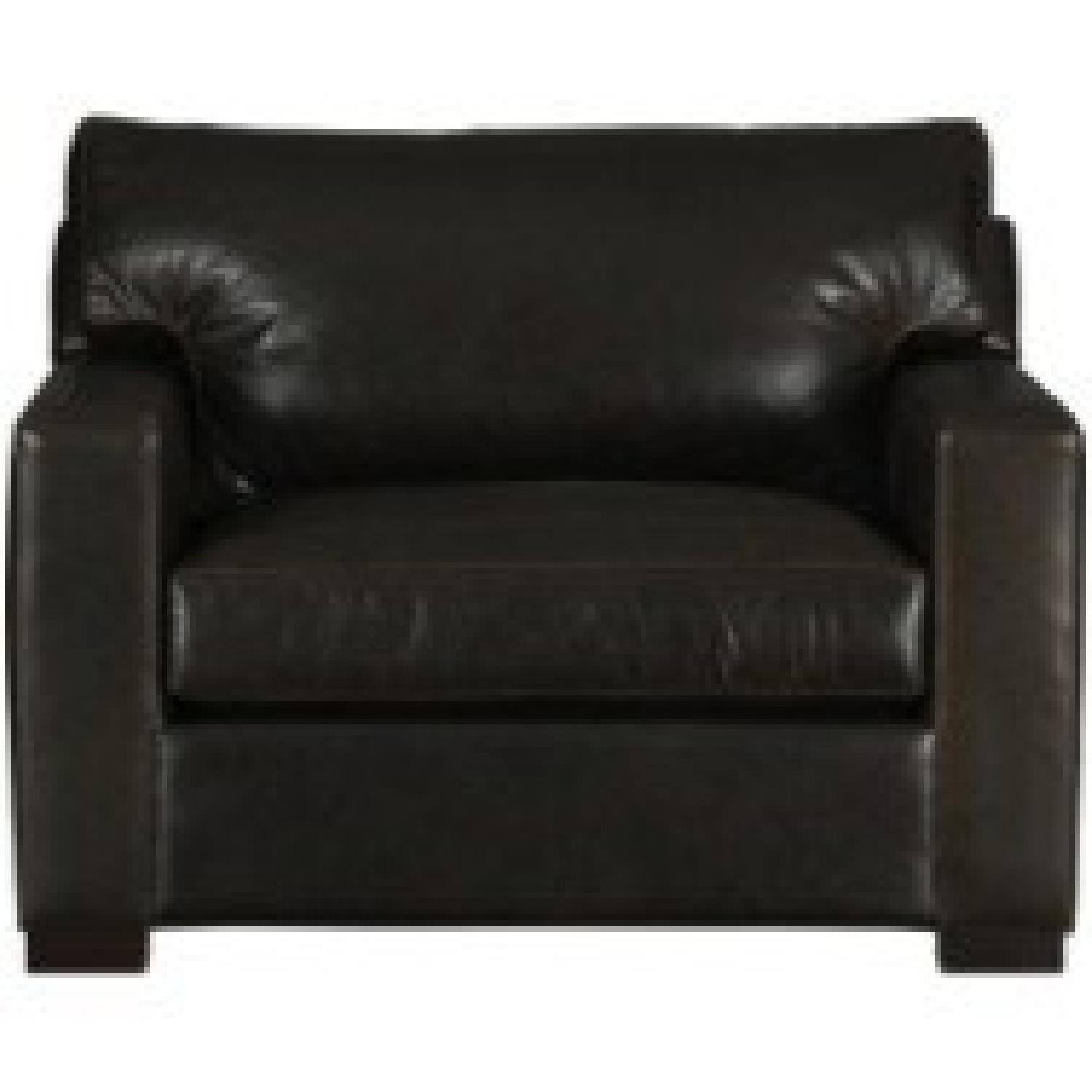 Crate & Barrel Axis II Leather Chair - image-2