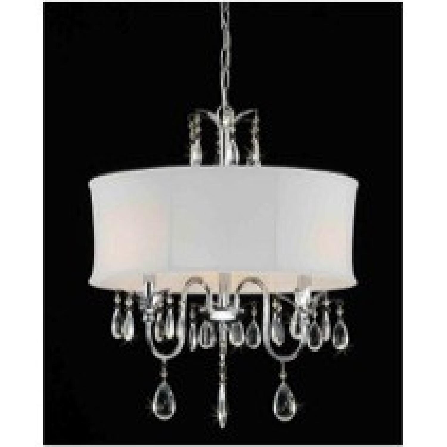 Otis Designs Crystal Chrome 3-Light Chandelier - image-1