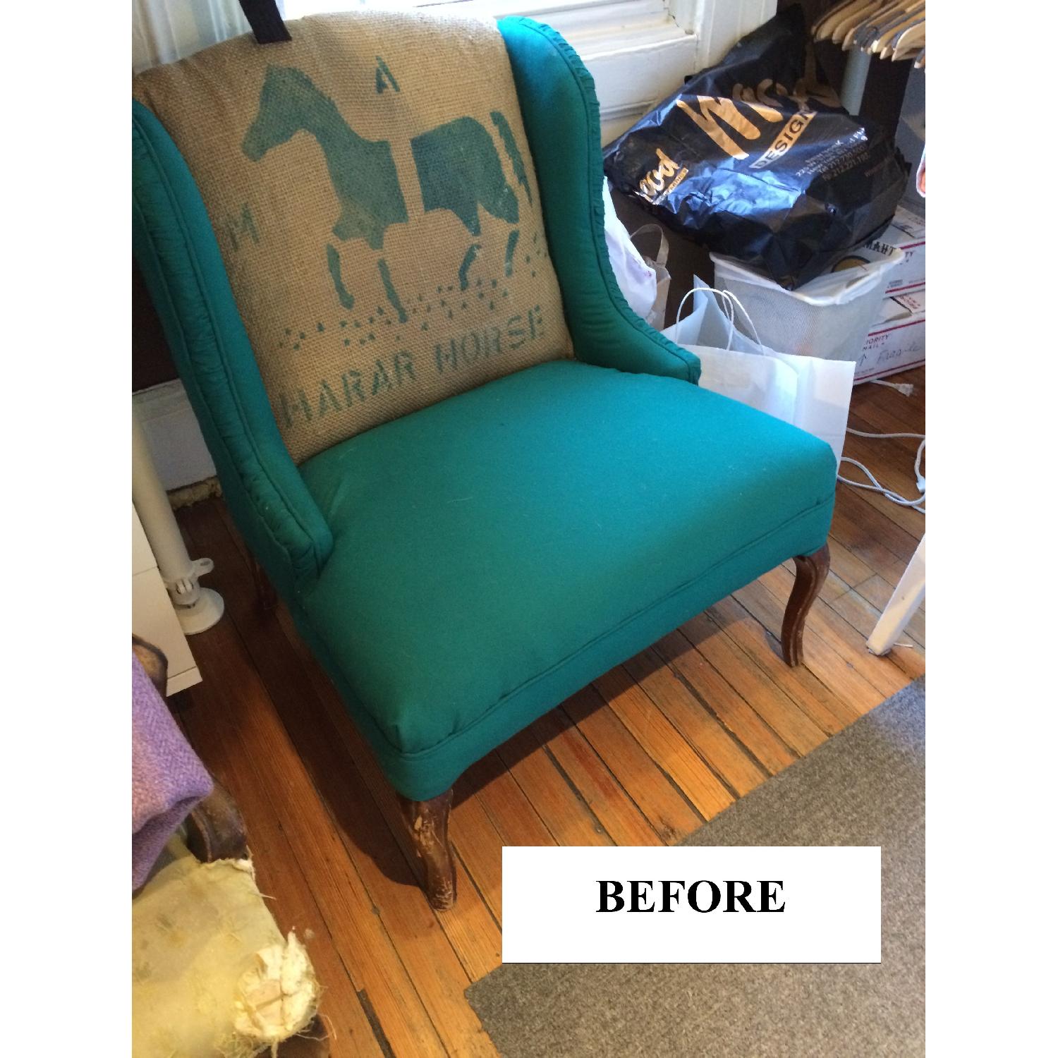 Reupholstered Vintage Chair - image-1