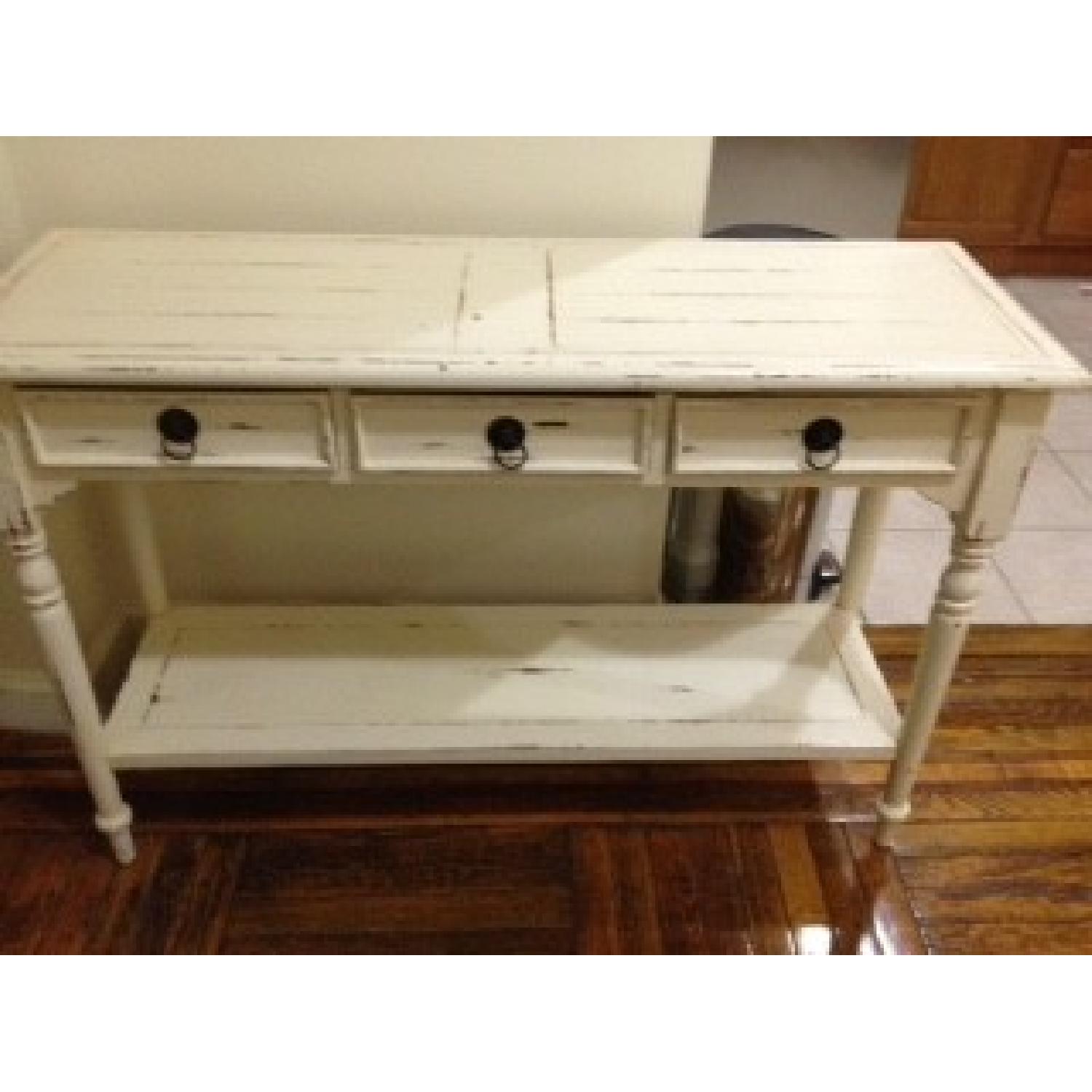 HomeGoods Distressed Table - image-1