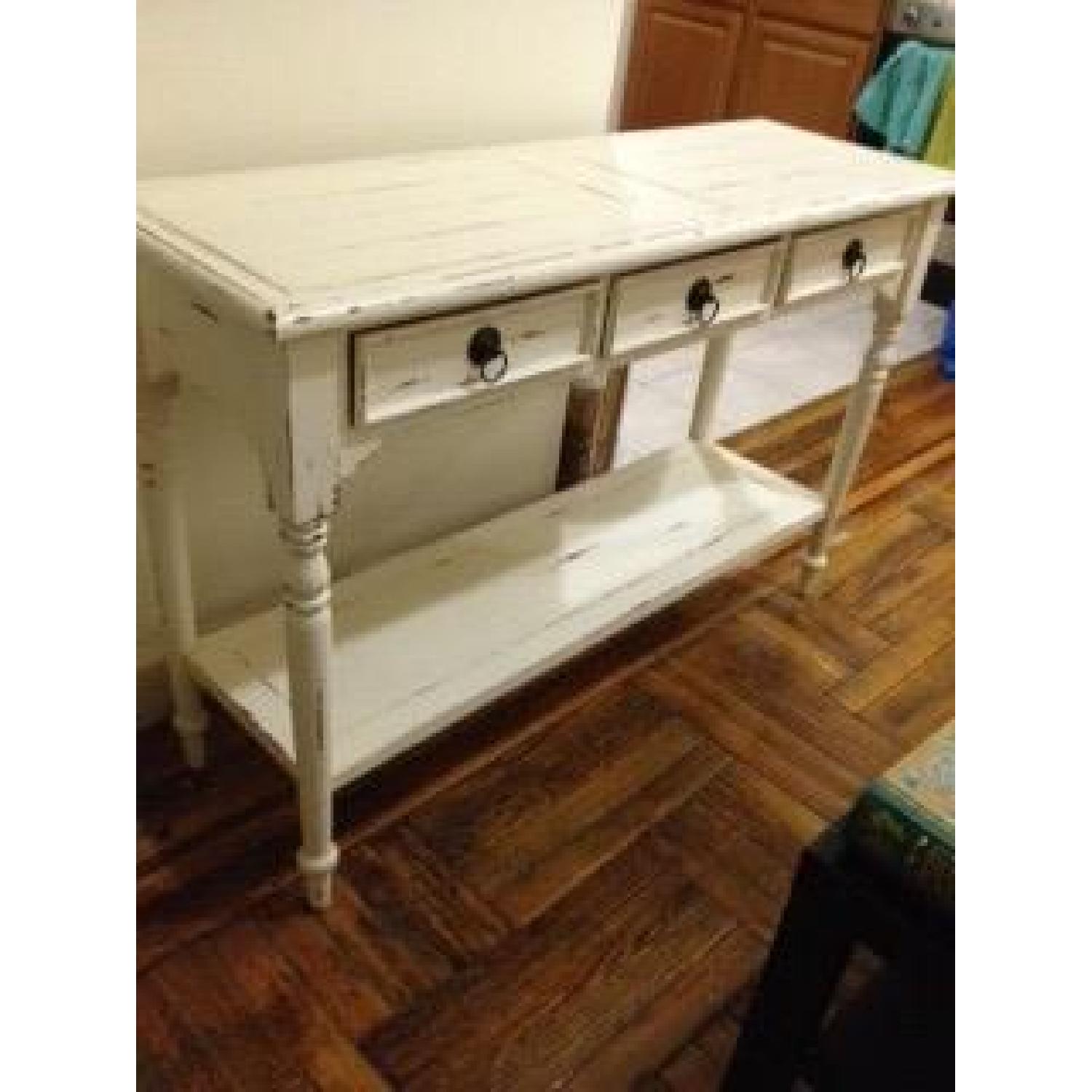 HomeGoods Distressed Table - image-2