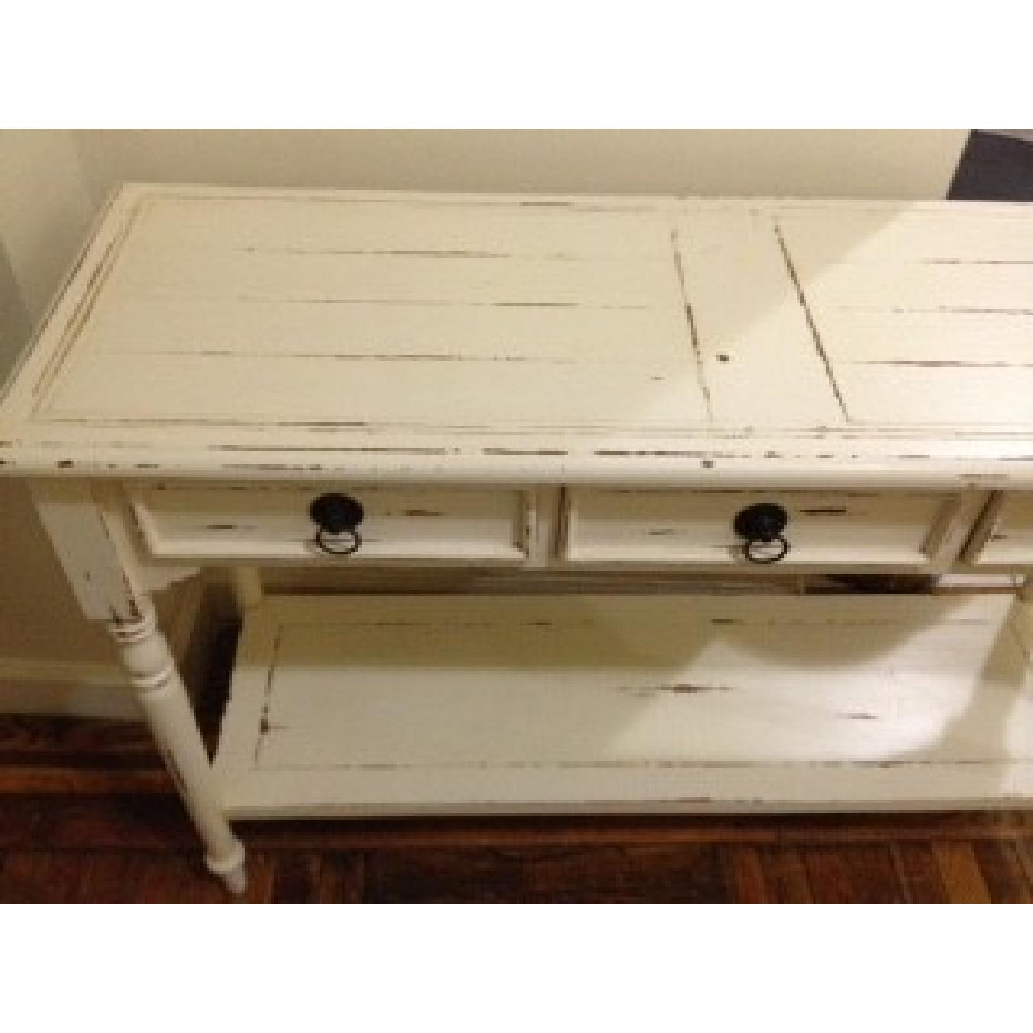 HomeGoods Distressed Table - image-3