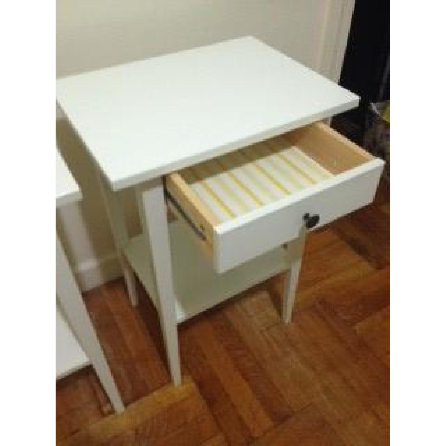 Ikea White Side Tables - Set of 2 - image-2