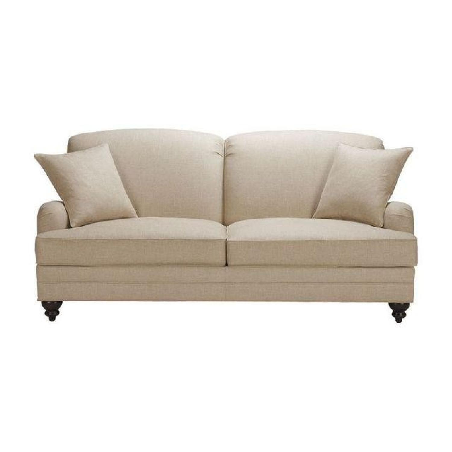Ethan Allen Sofa in Classic Gray - image-1