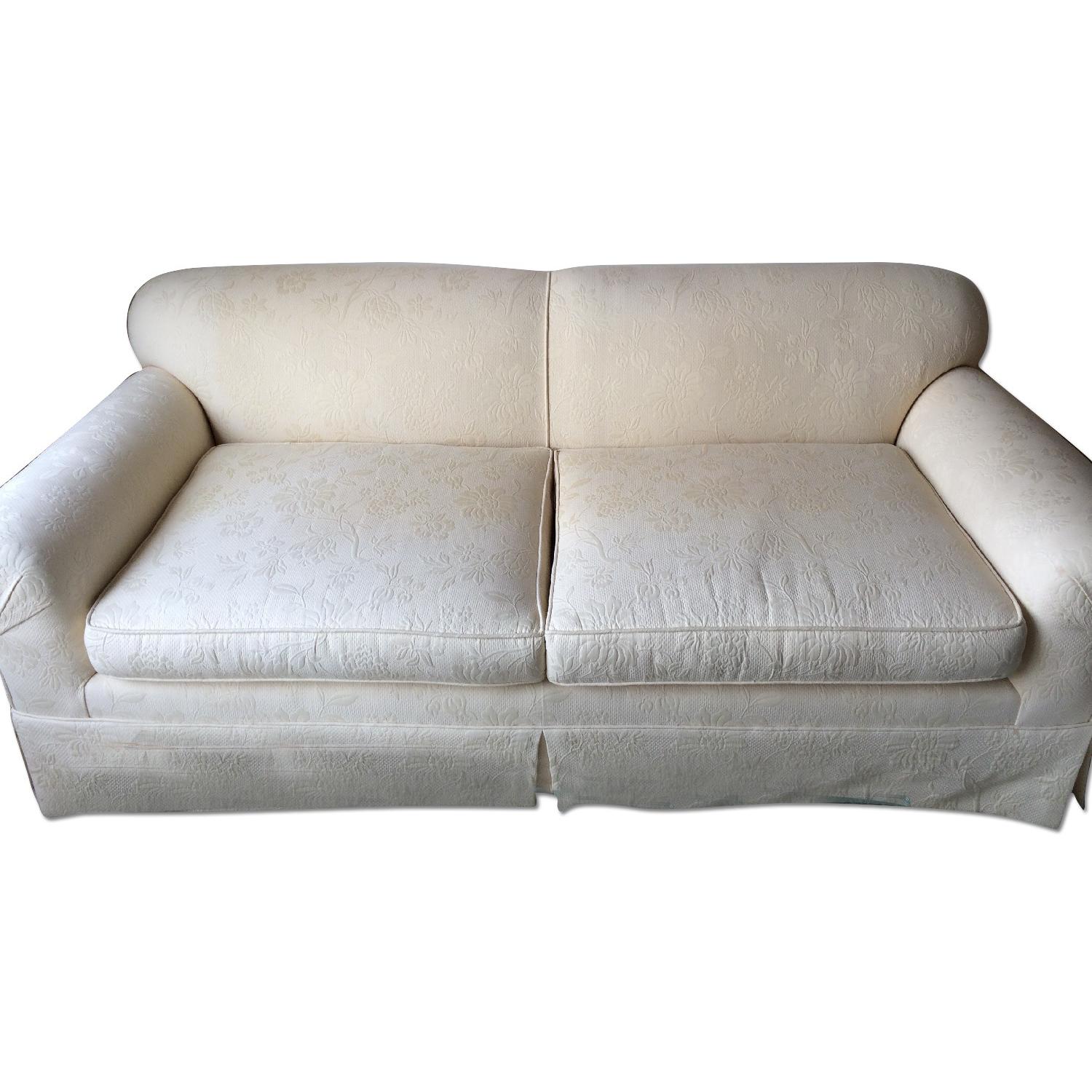 Cream Pattern Sofas - Set of 2
