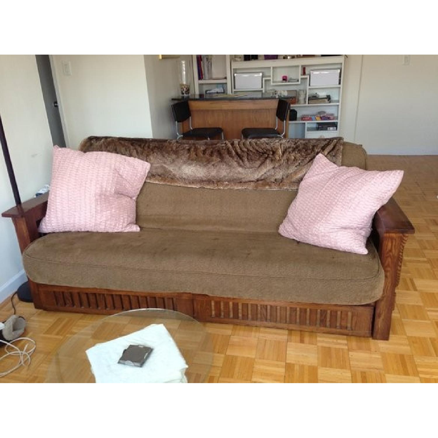 Solid Wood Futon - image-1