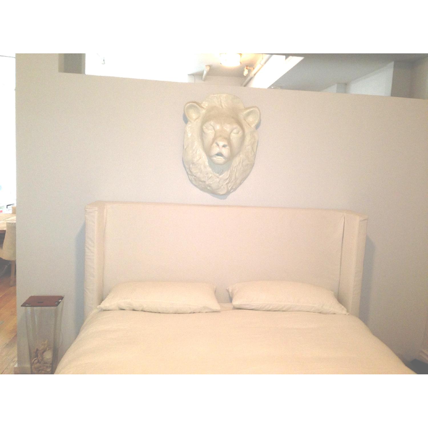 Limited Edition Lion Head Paper Mache Sculpture - image-4