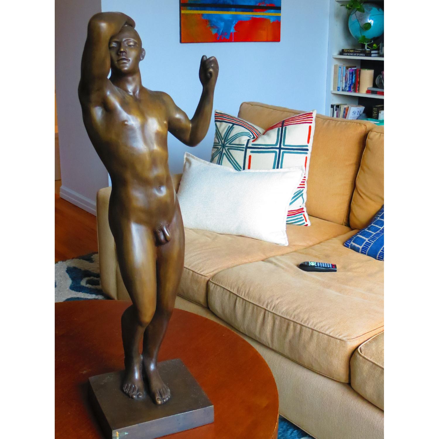 August Rodin Reproduction Bronze Sculpture - image-2