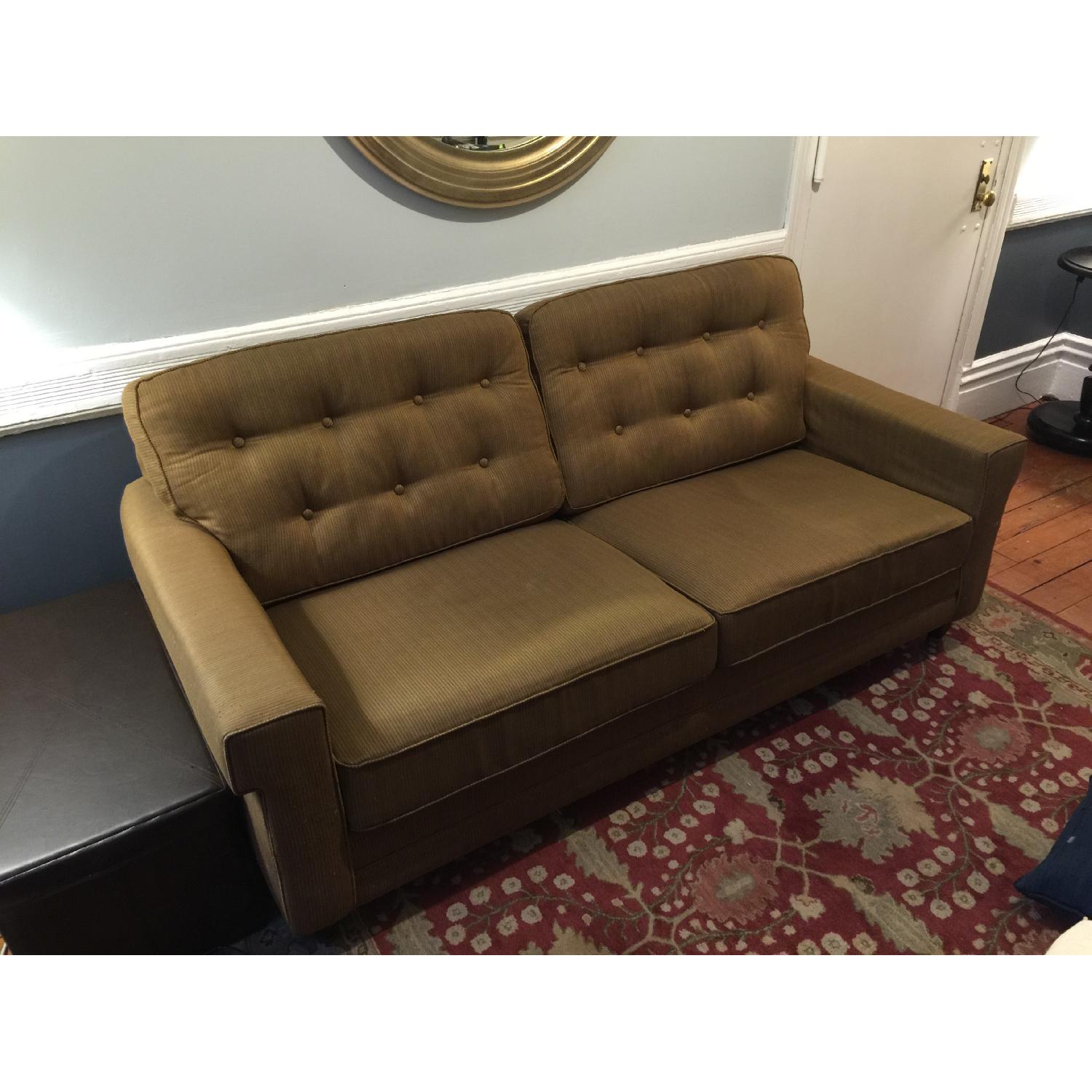 Bassett Brown/Gold Sofa - image-3
