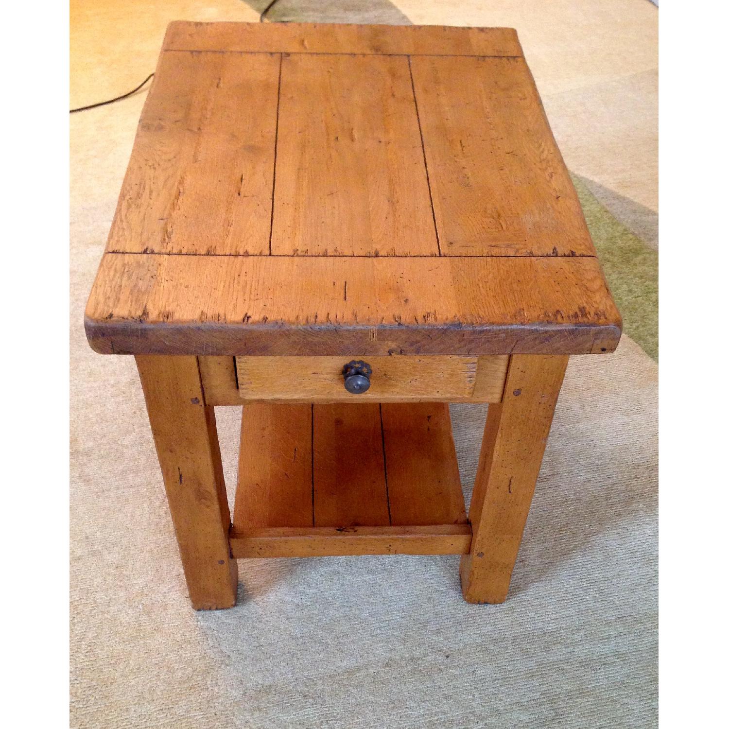 Crate & Barrel French Farm Side Tables - image-1