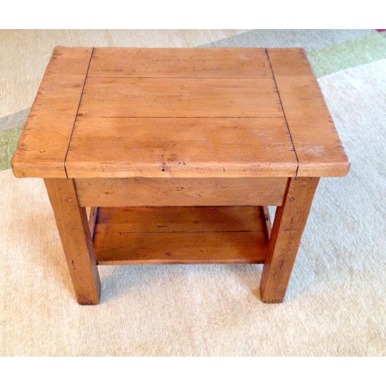 Crate & Barrel French Farm Side Tables - image-2