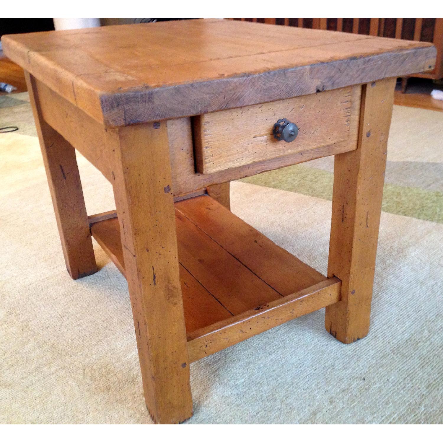 Crate & Barrel French Farm Side Tables - image-4