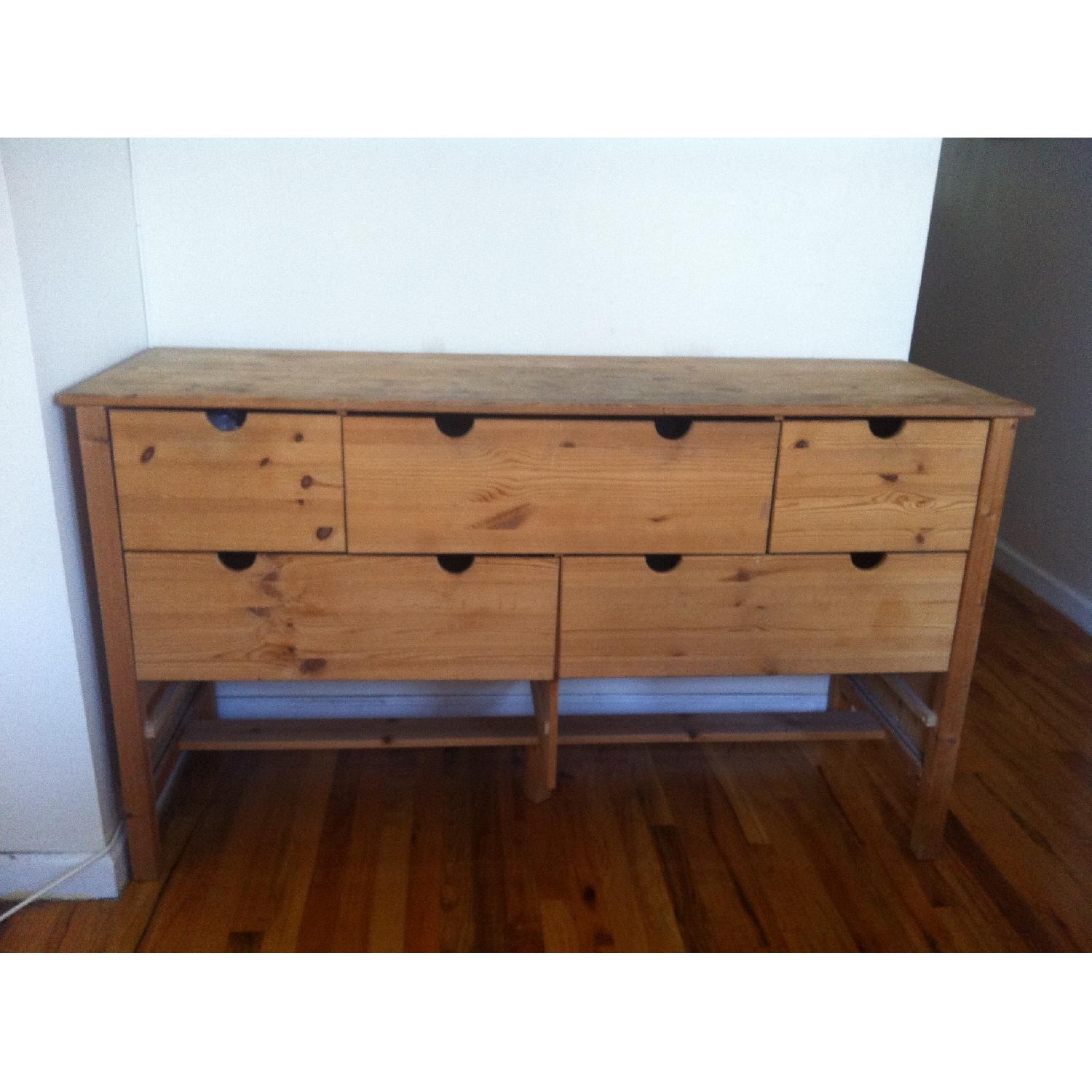 Vintage Wooden Dresser - image-1