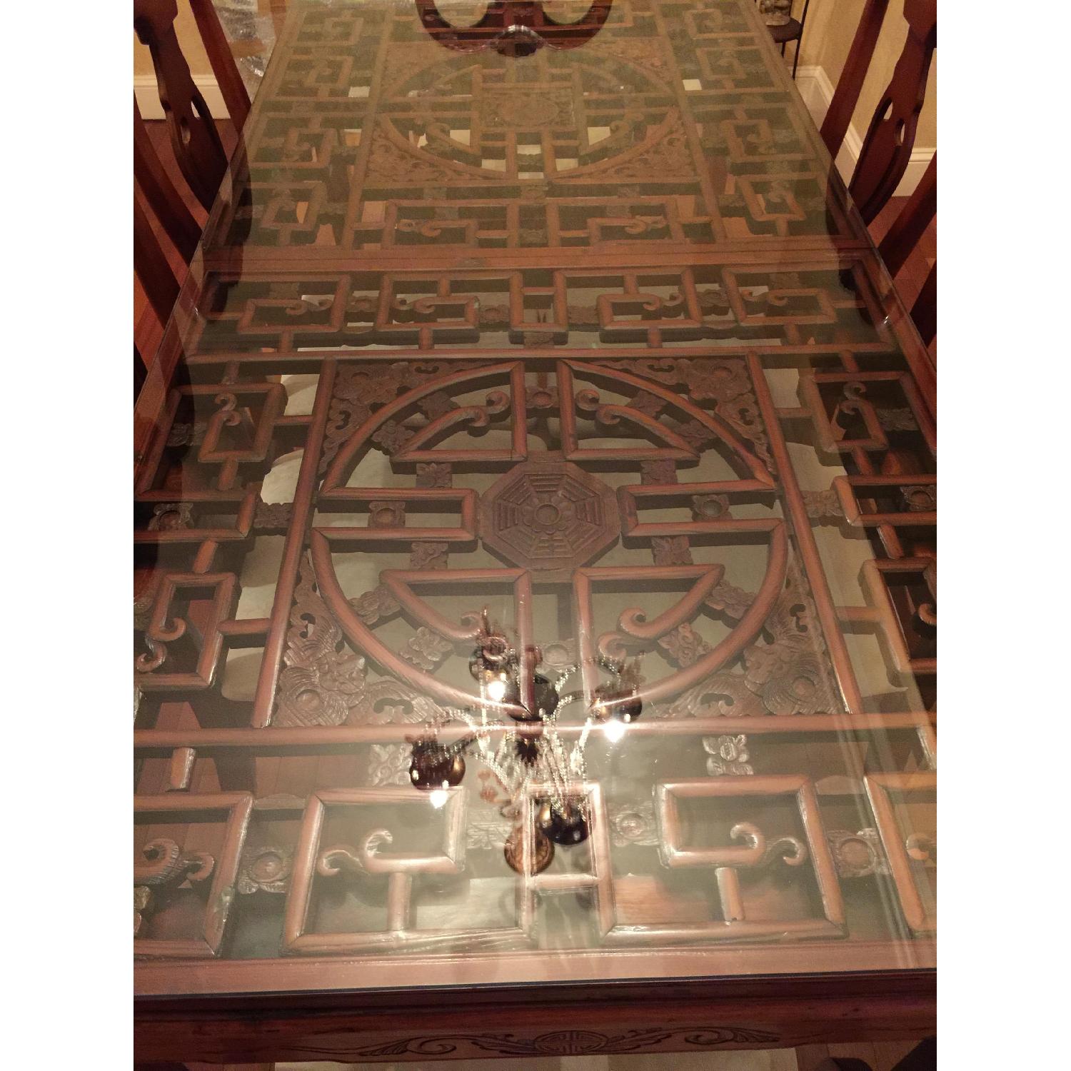 Custom Built Dining Table w/ 6 Chairs - image-2