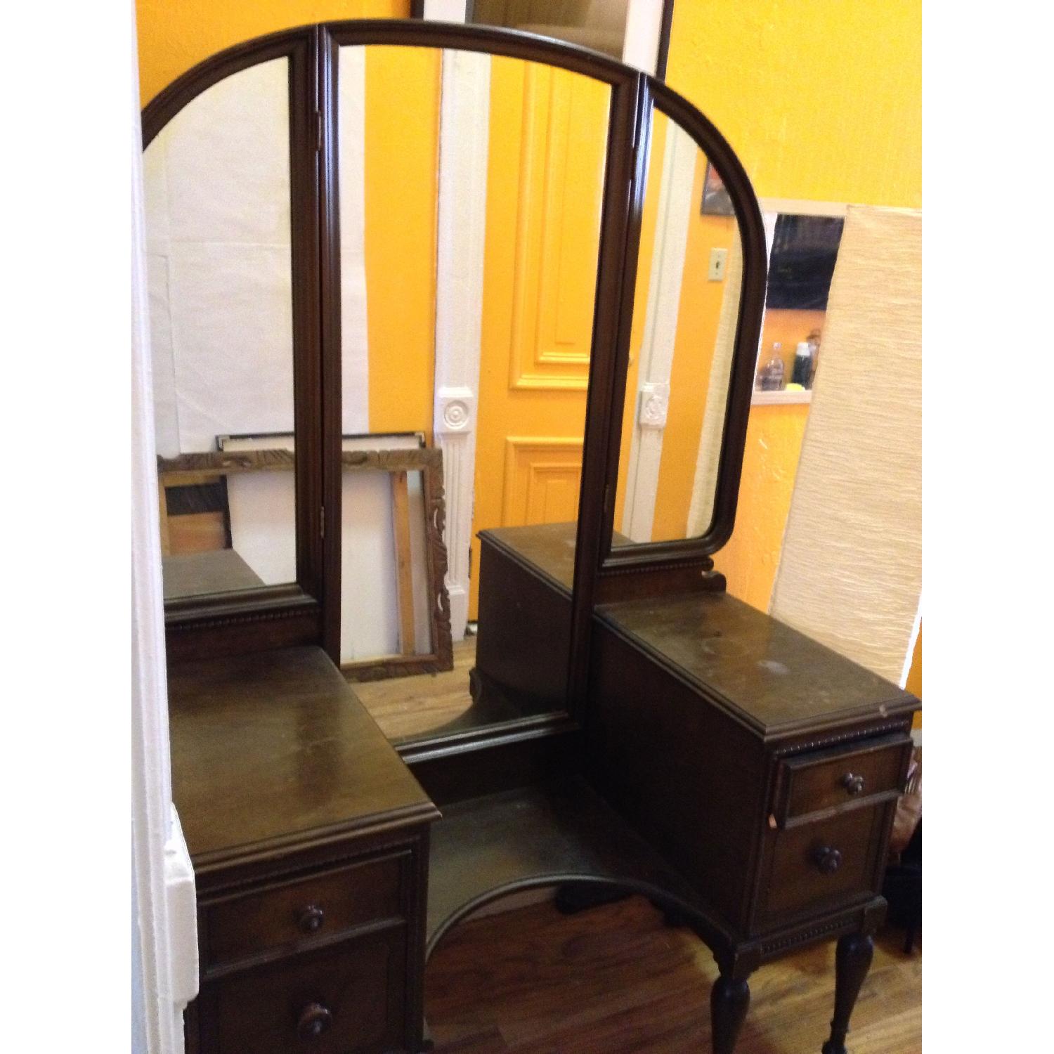 Rockford Cabinet Co. Mid-Century Vanity - image-1