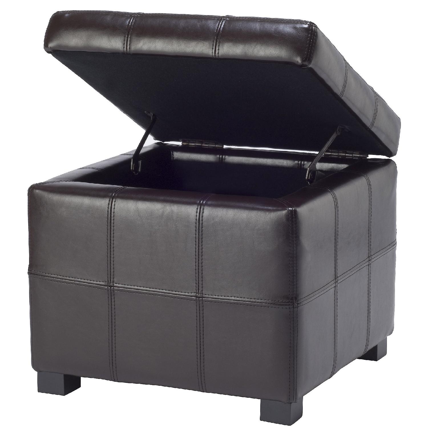 Safavieh Brown Ottoman - image-1