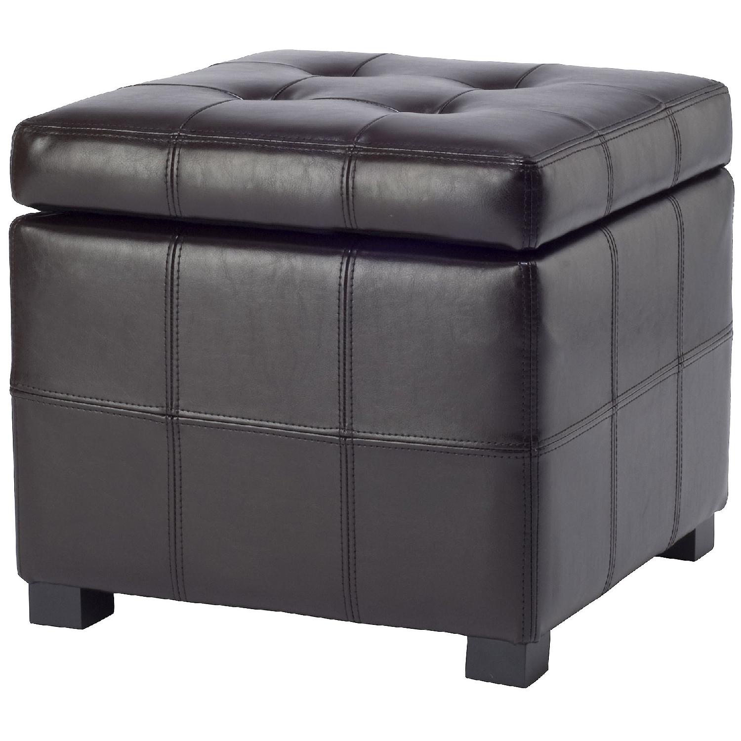 Safavieh Brown Ottoman - image-0