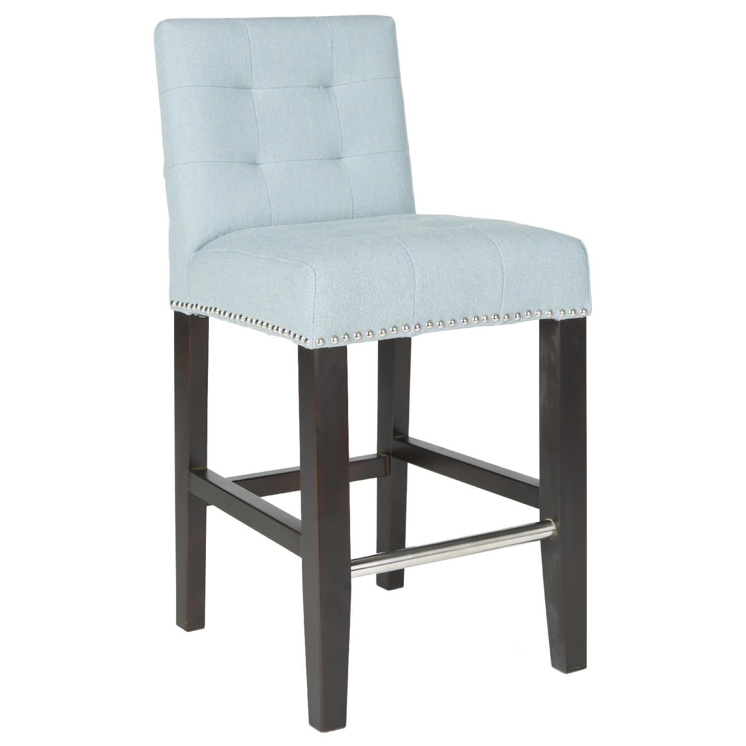 Safavieh Sky Blue Barstool - image-0