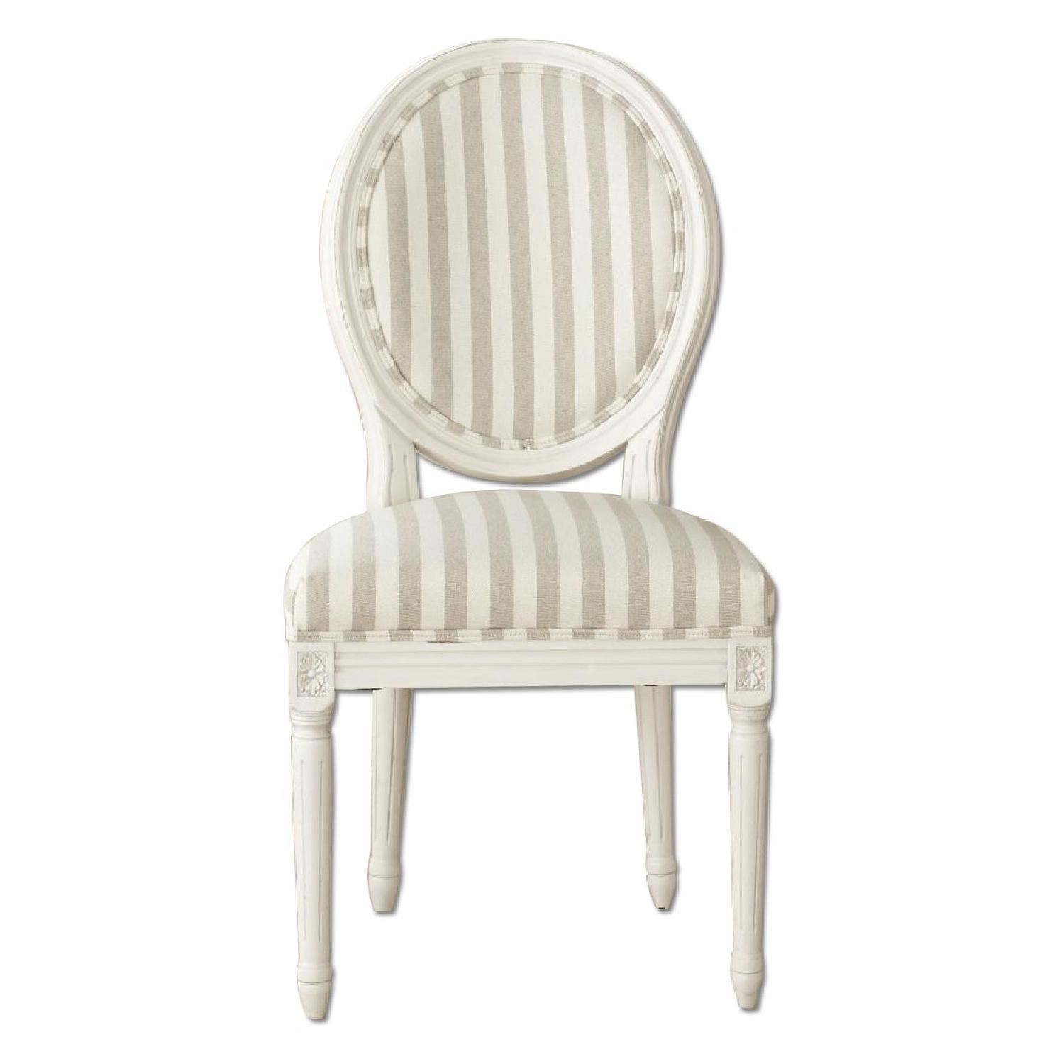 Safavieh Cream/ Tan Stripe Dining Chairs