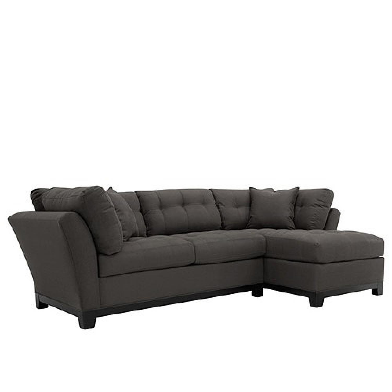 Raymour & Flanigan Charcoal Grey Sectional