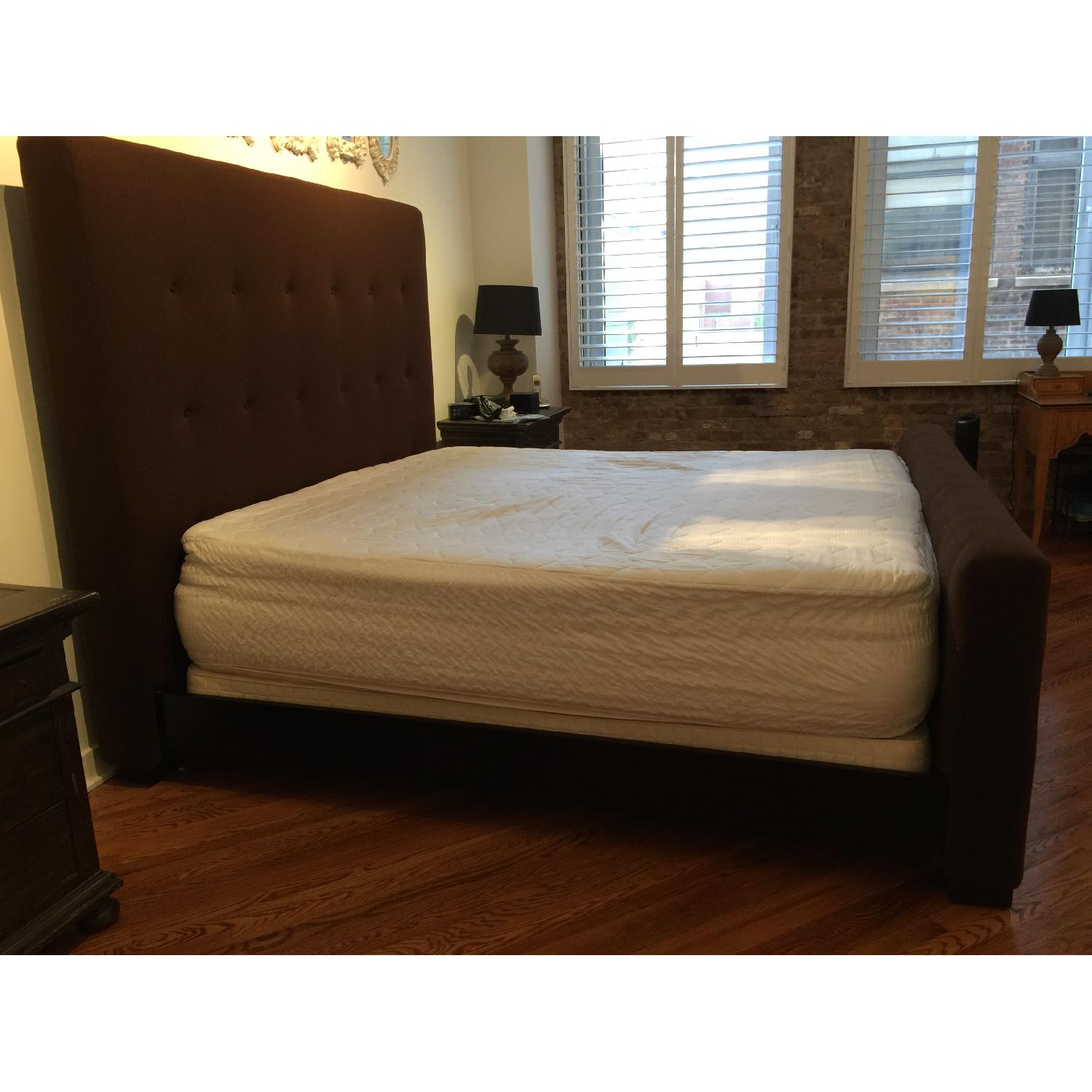Mitchell Gold + Bob Wiliams King Size Wool Upholstered Tufted Bed - image-6