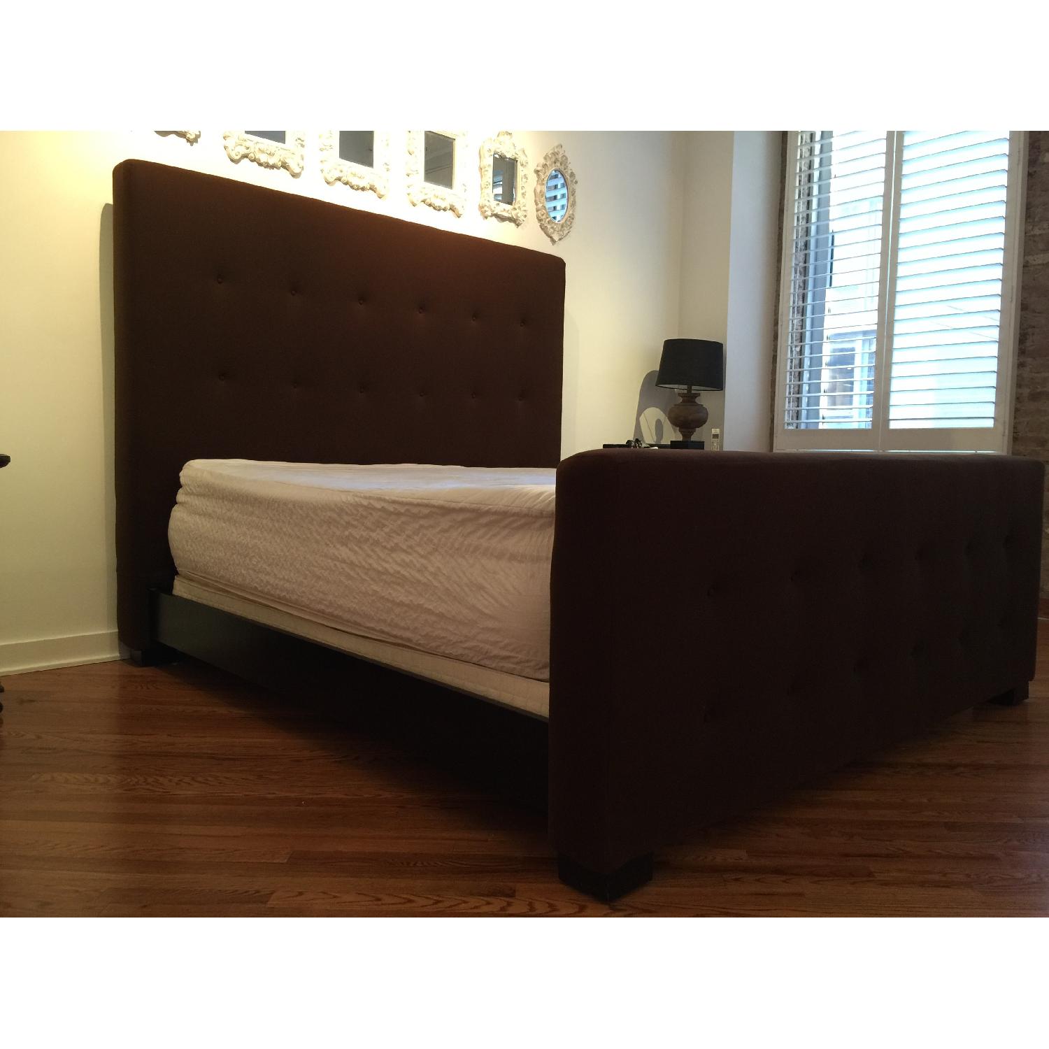 Mitchell Gold + Bob Wiliams King Size Wool Upholstered Tufted Bed - image-8