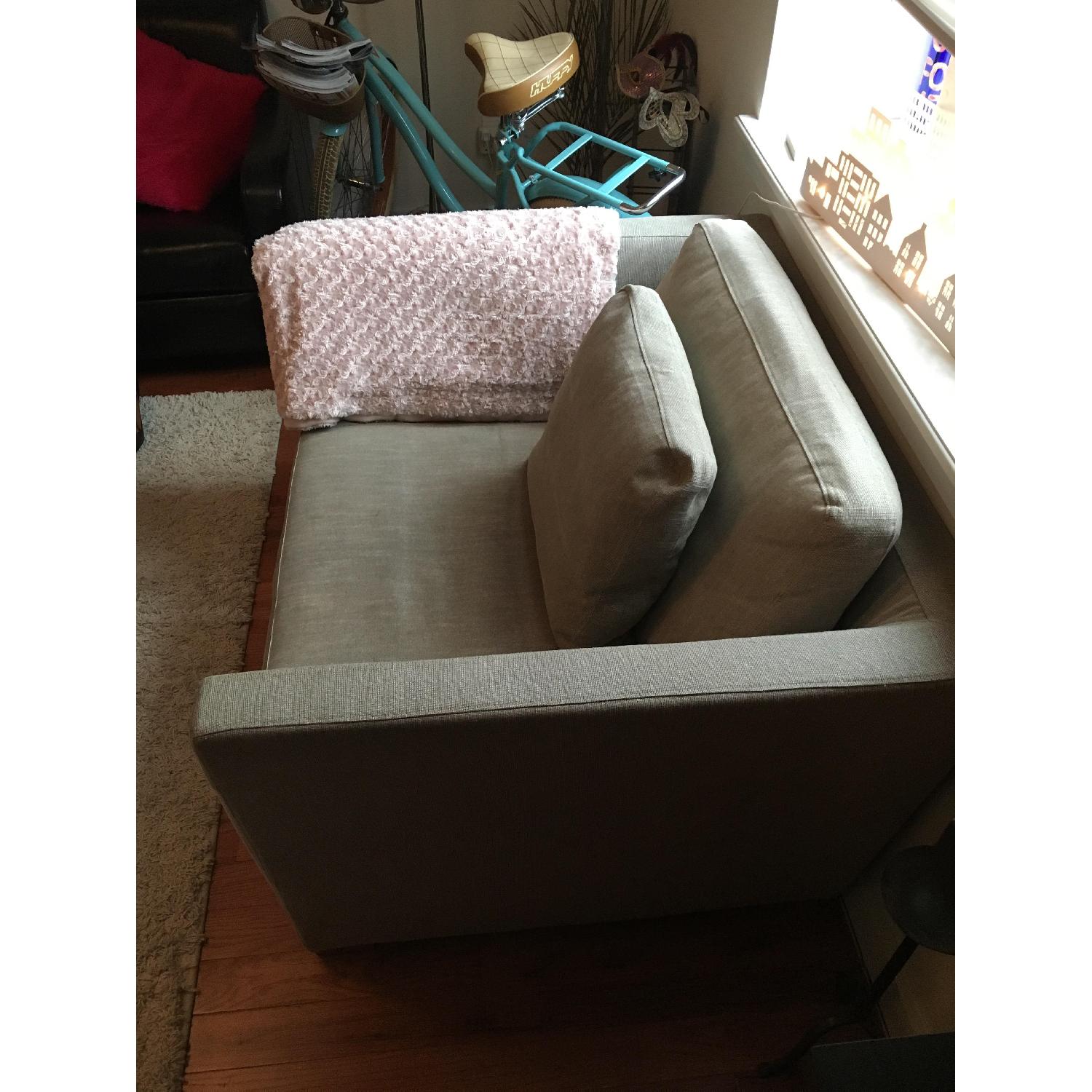 Ikea Grey Oversized Chair - image-6