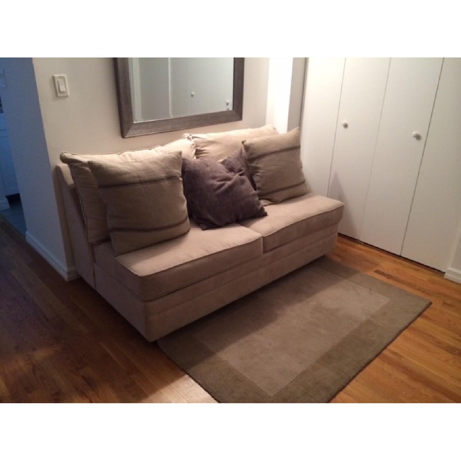 Beige Sleeper Sofa - image-1