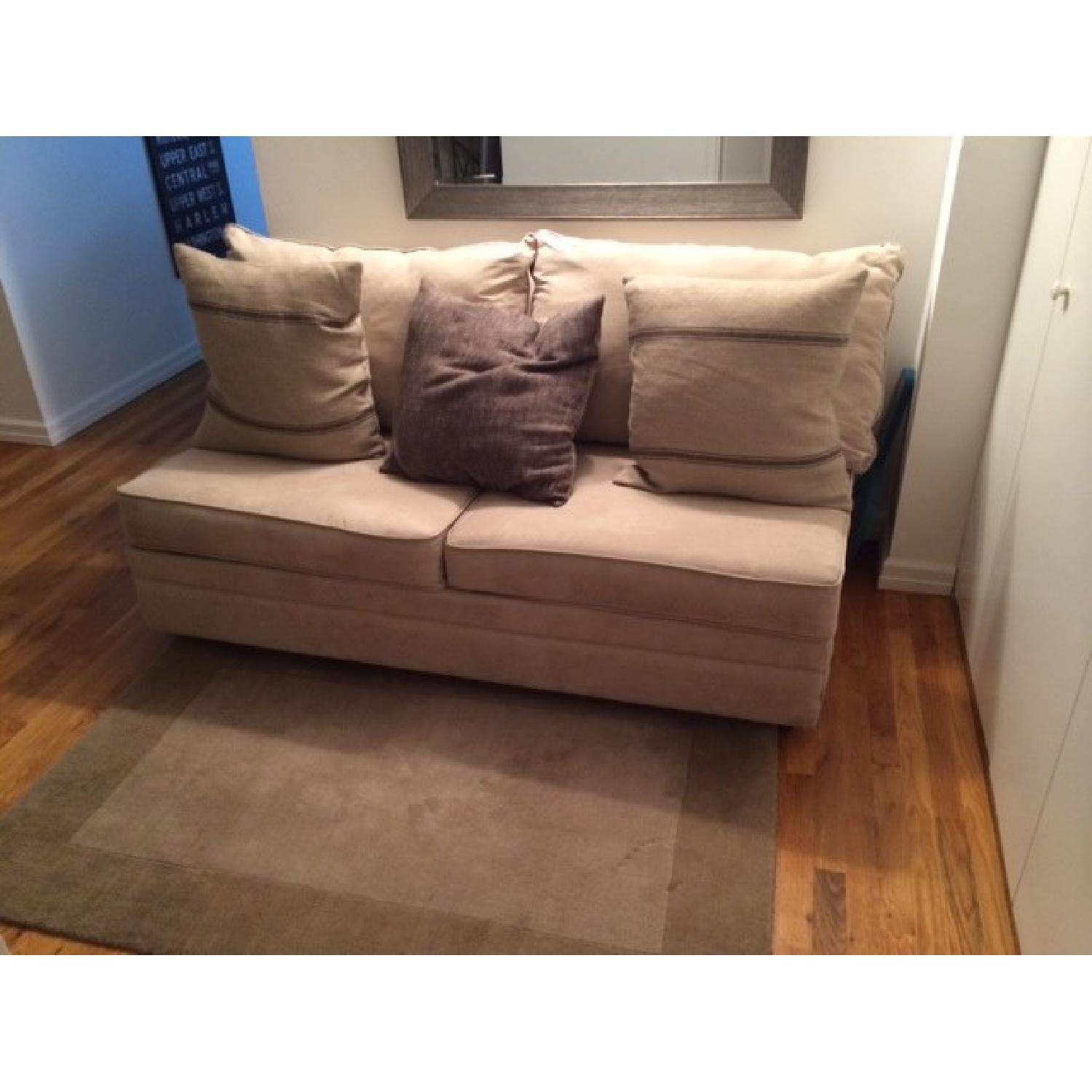 Beige Sleeper Sofa - image-2