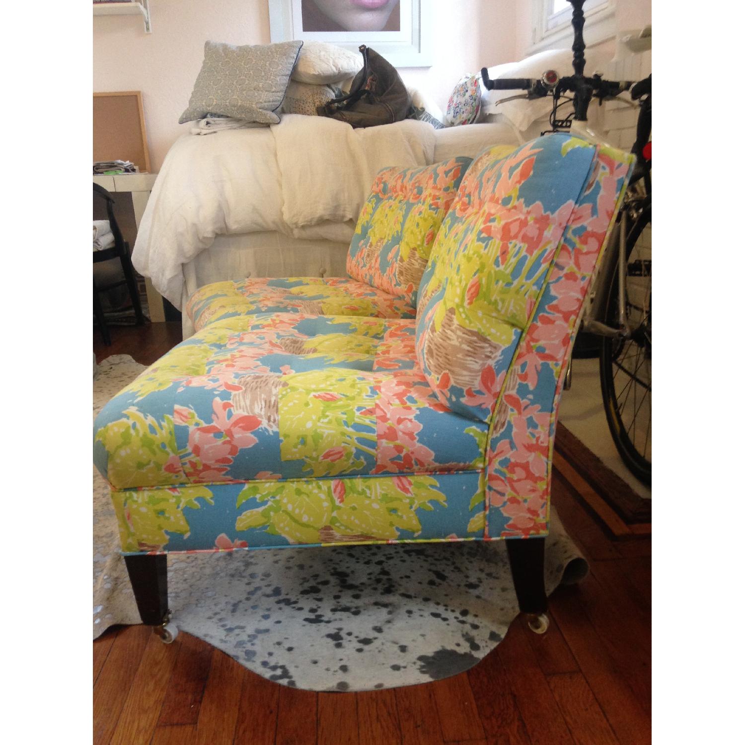 Upholstered Slipper Chairs - Set of 2 - image-2