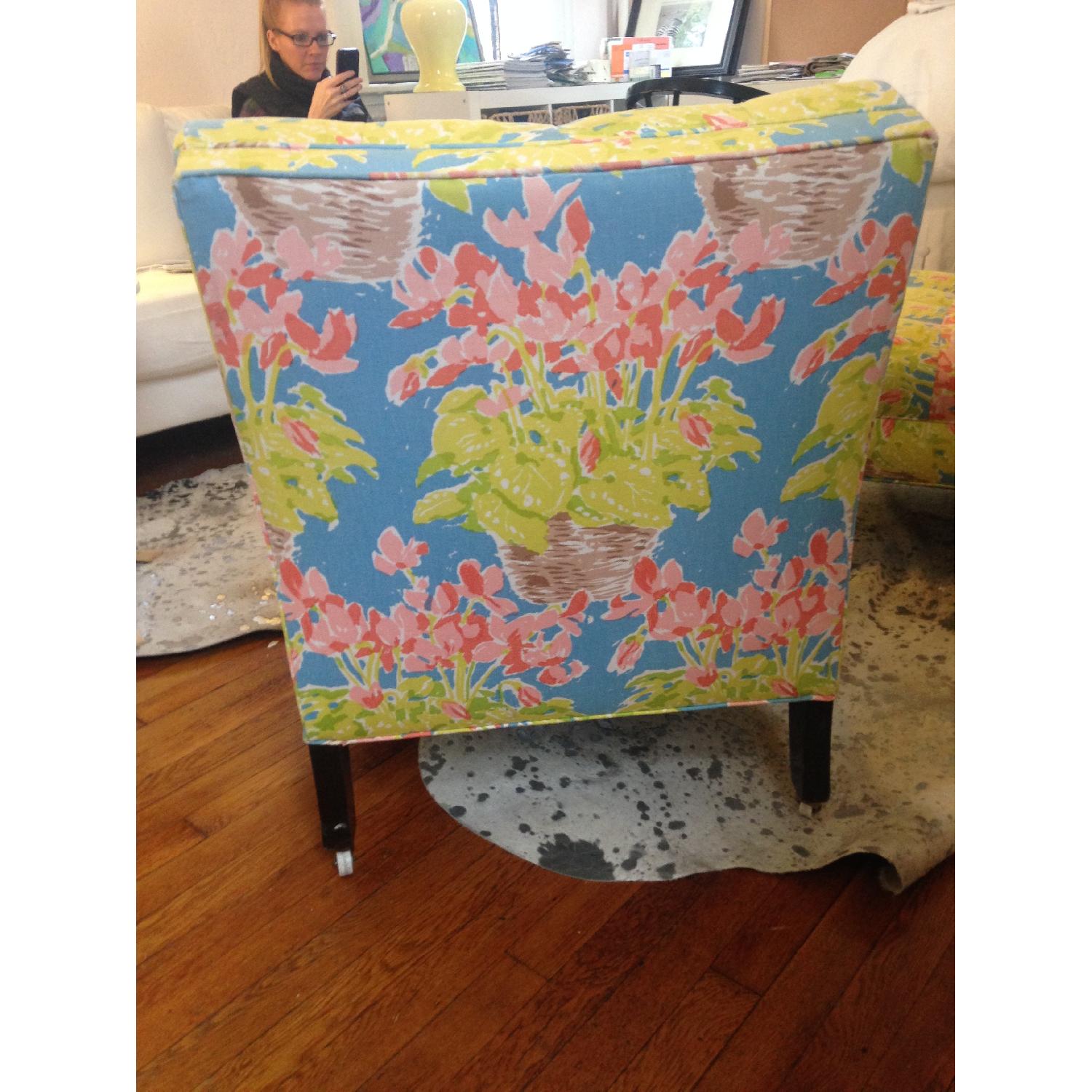 Upholstered Slipper Chairs - Set of 2 - image-3