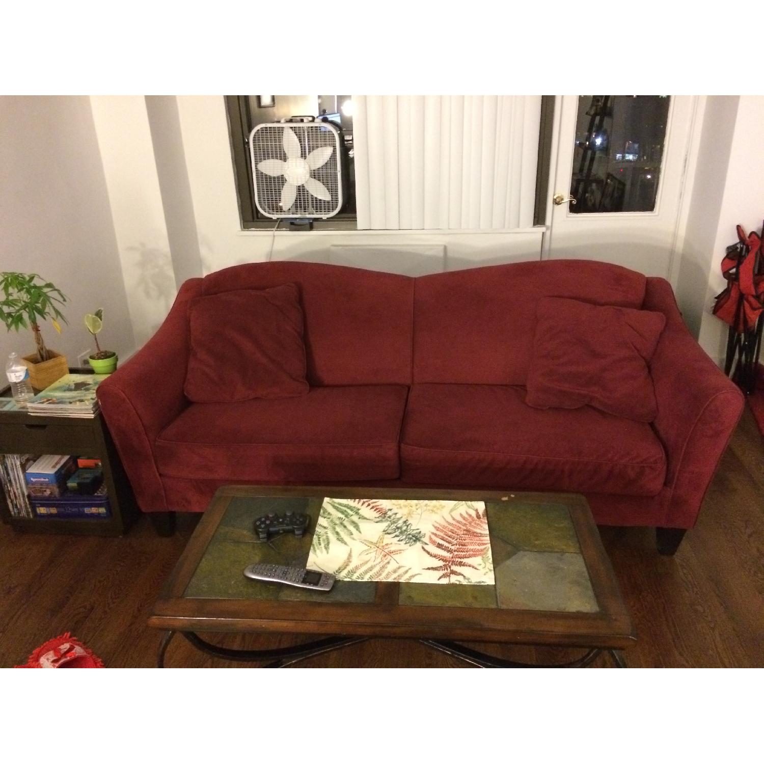 Design House Scarlet Microfiber Sofa - image-5