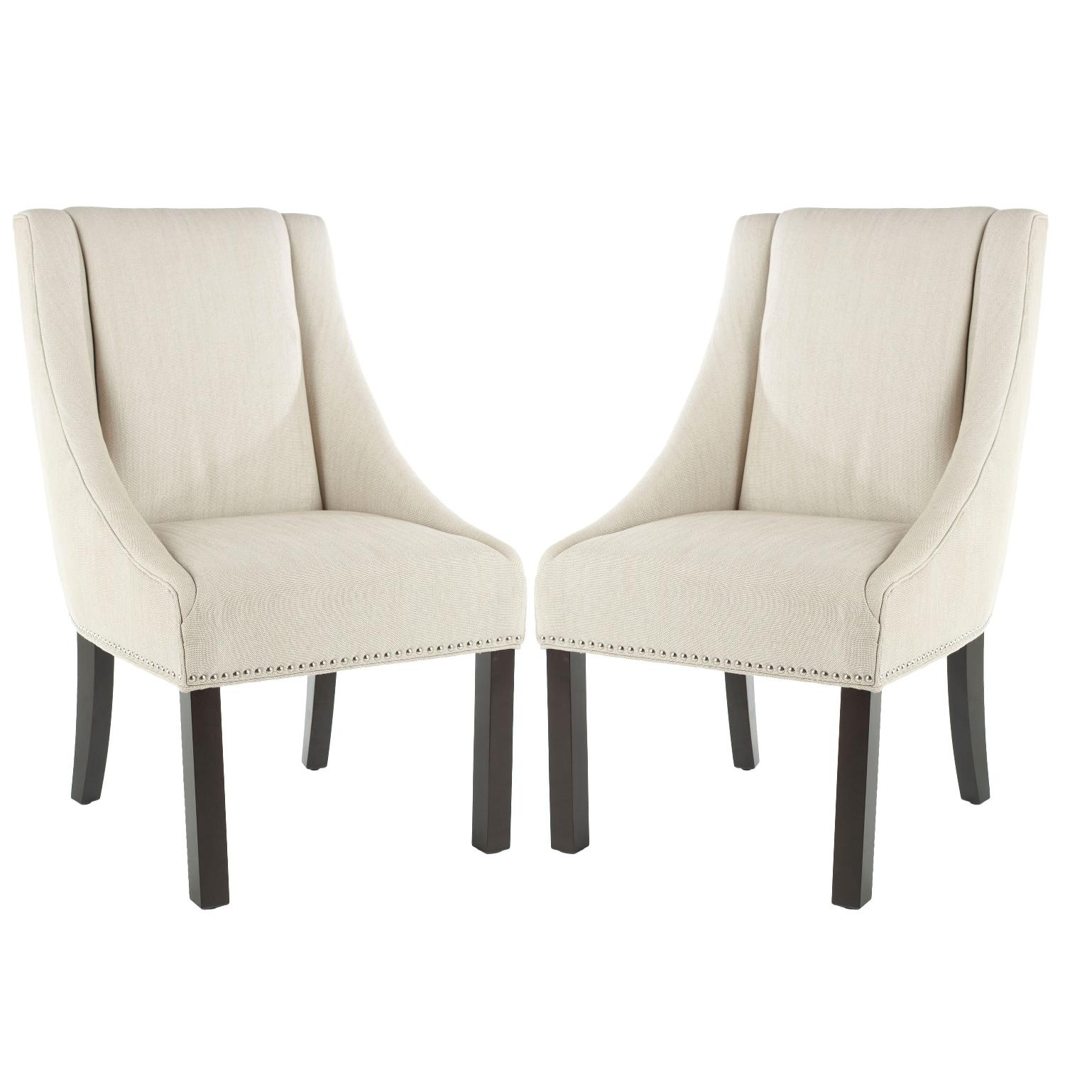 Safavieh Biege Dining Chairs - Pair