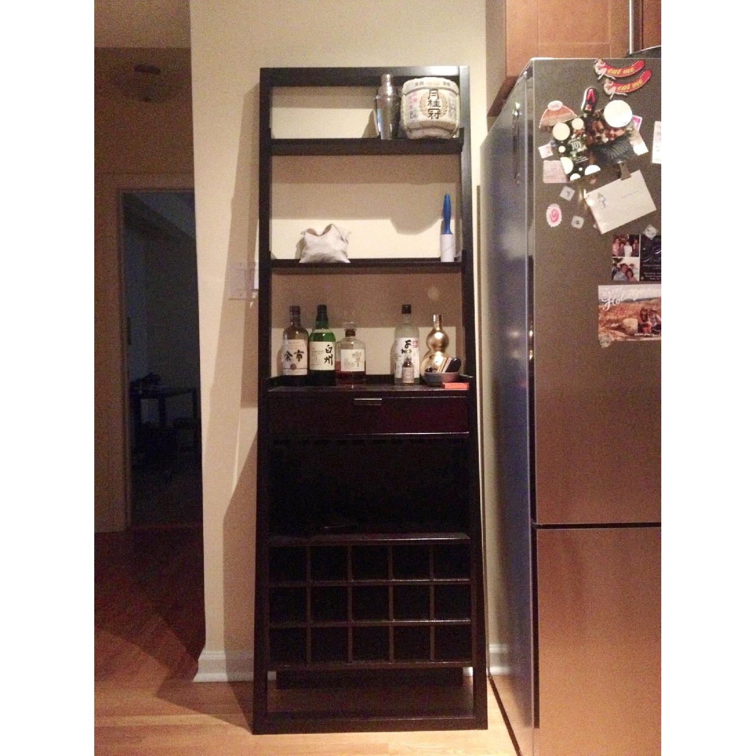 Crate & Barrel Sloane Leaning Wine Bar - image-3