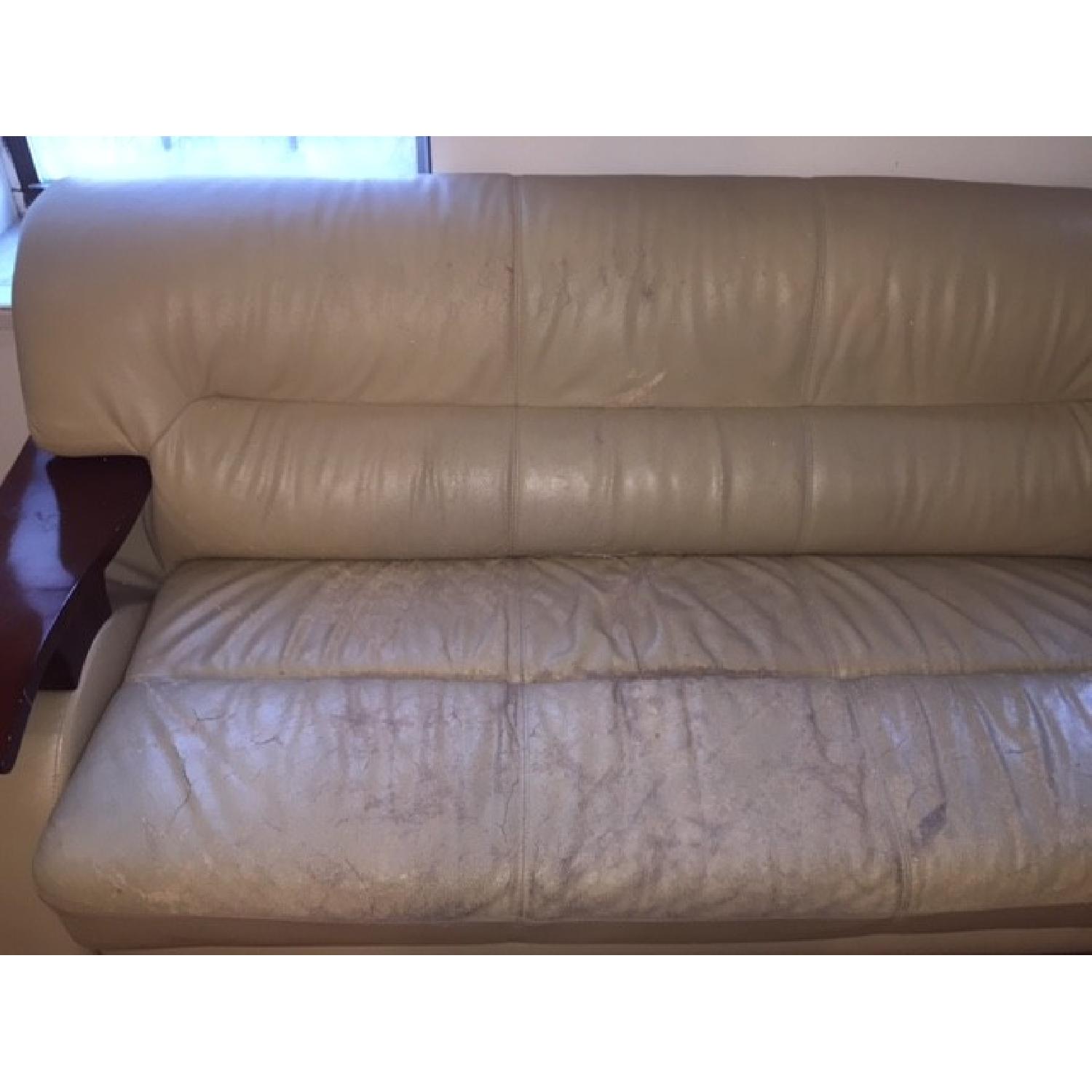 Ashley Leather Sofa - image-3