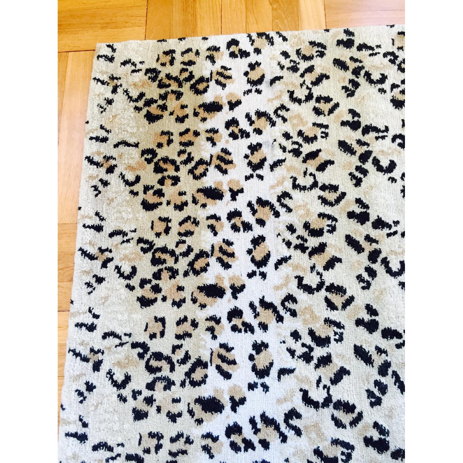 Harrods of London Leopard Wool Rug - image-1