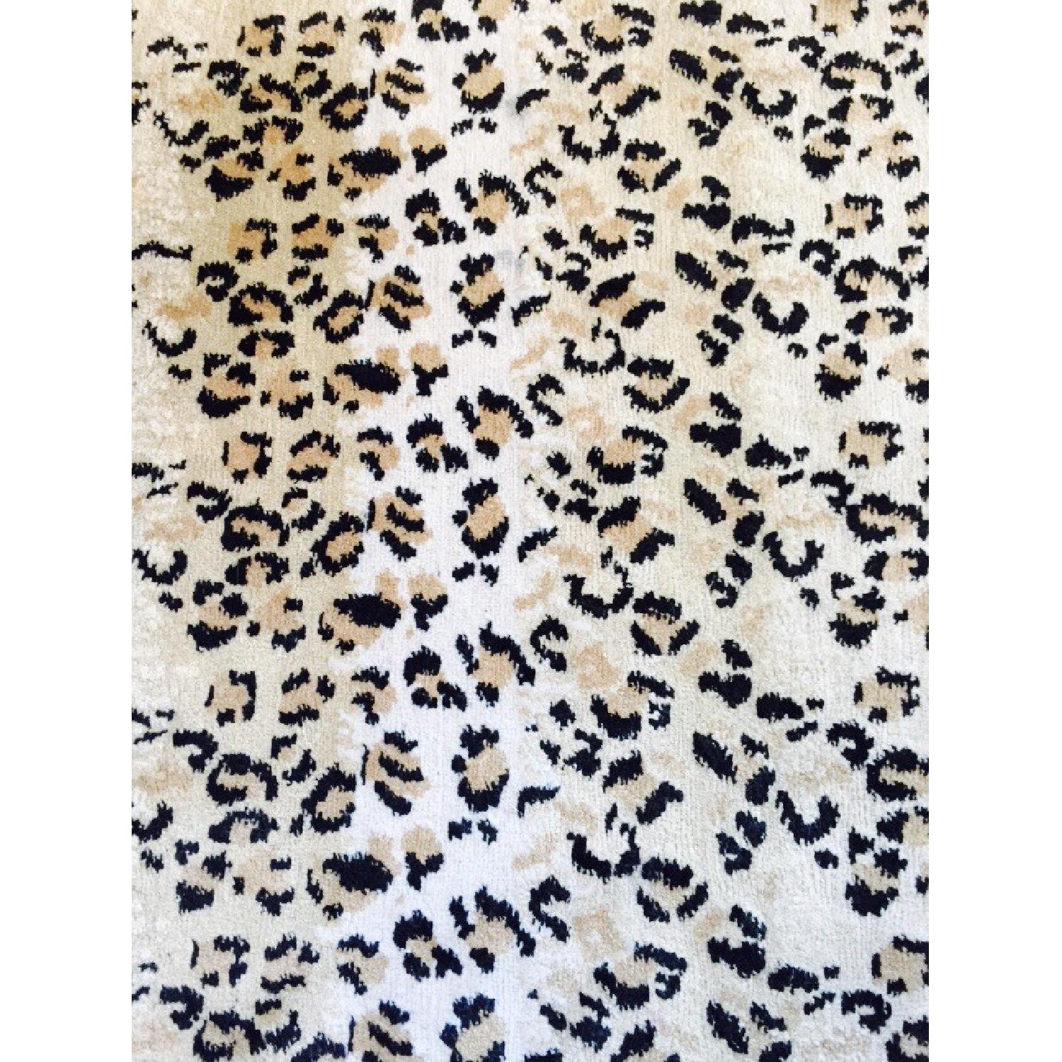 Harrods of London Leopard Wool Rug - image-6