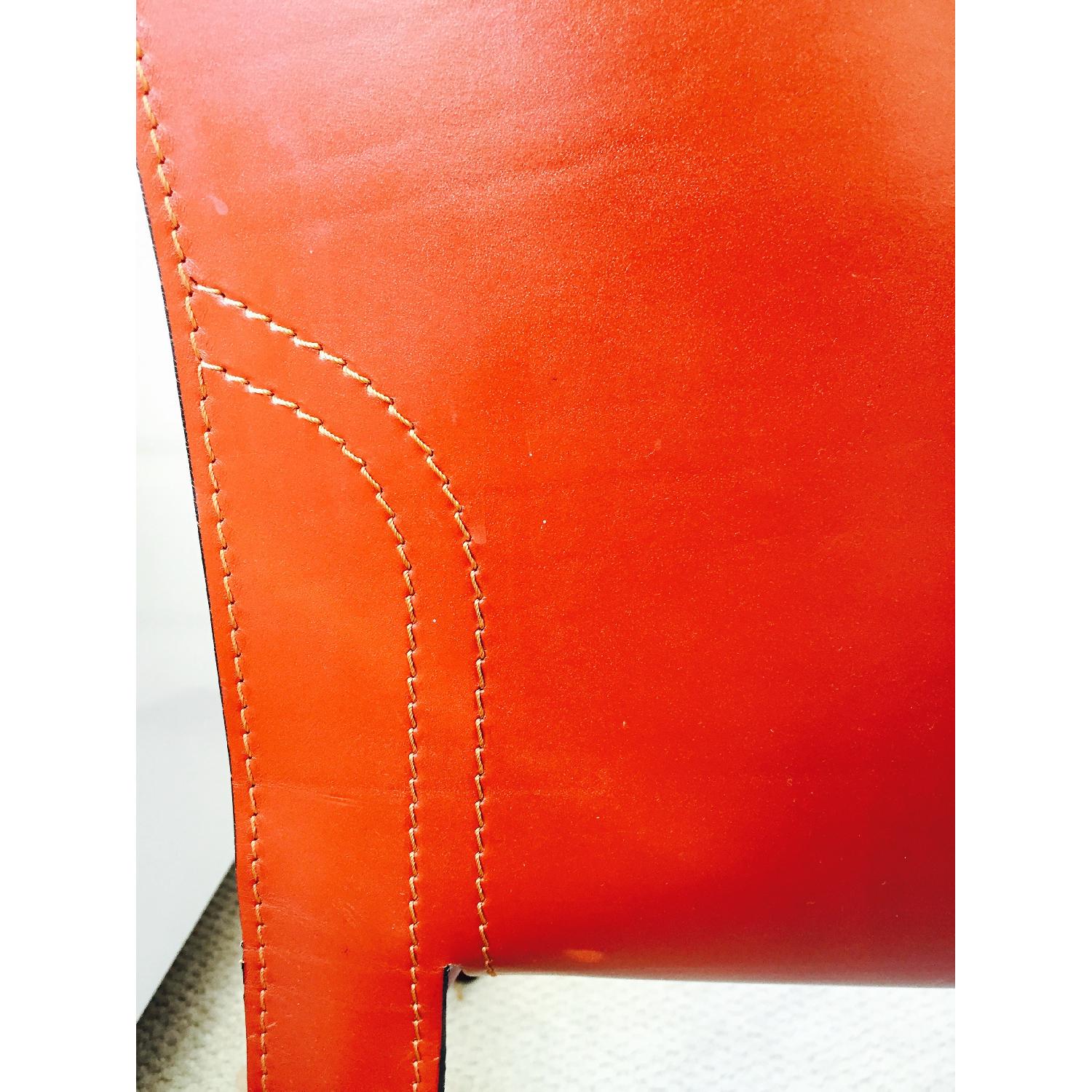 Cassina Leather Stitched Chair - image-4