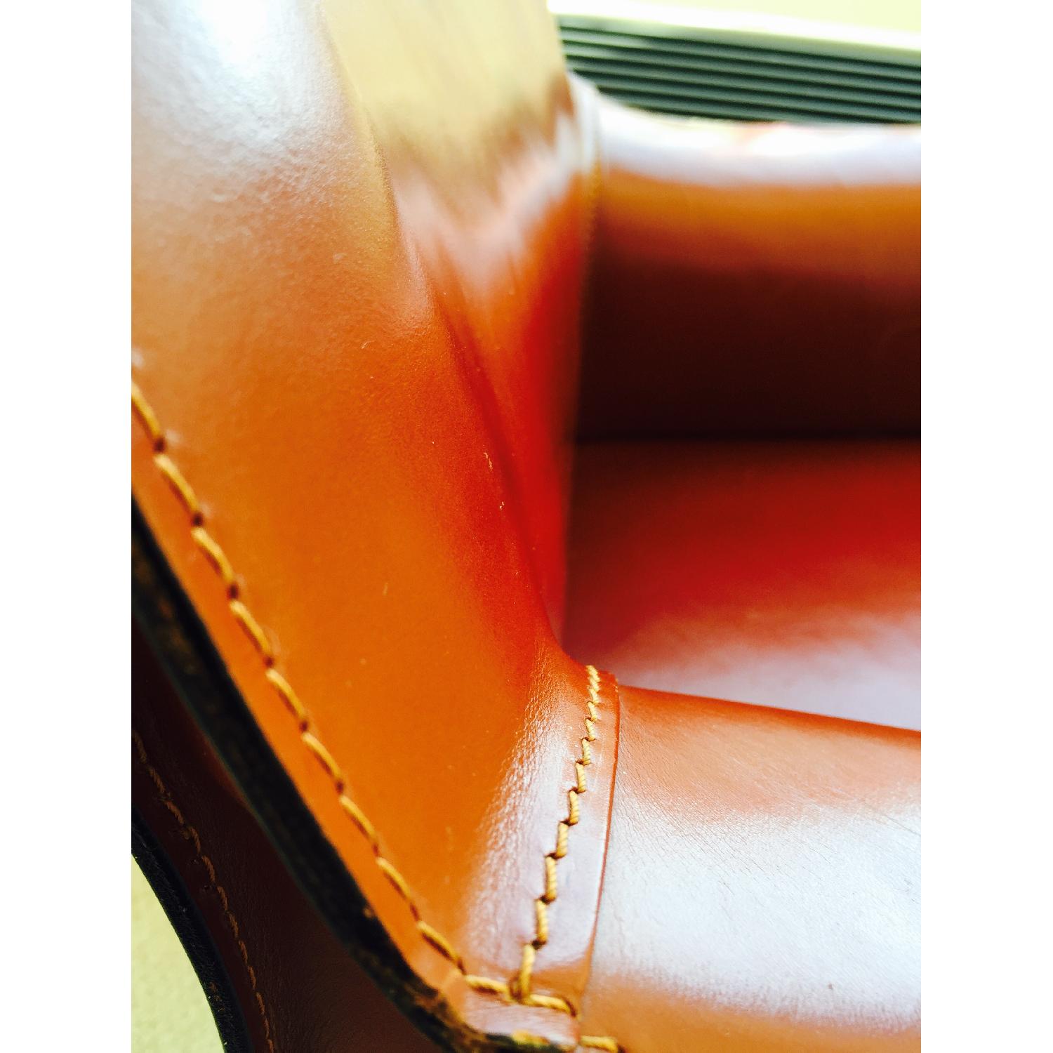 Cassina Leather Stitched Chair - image-6