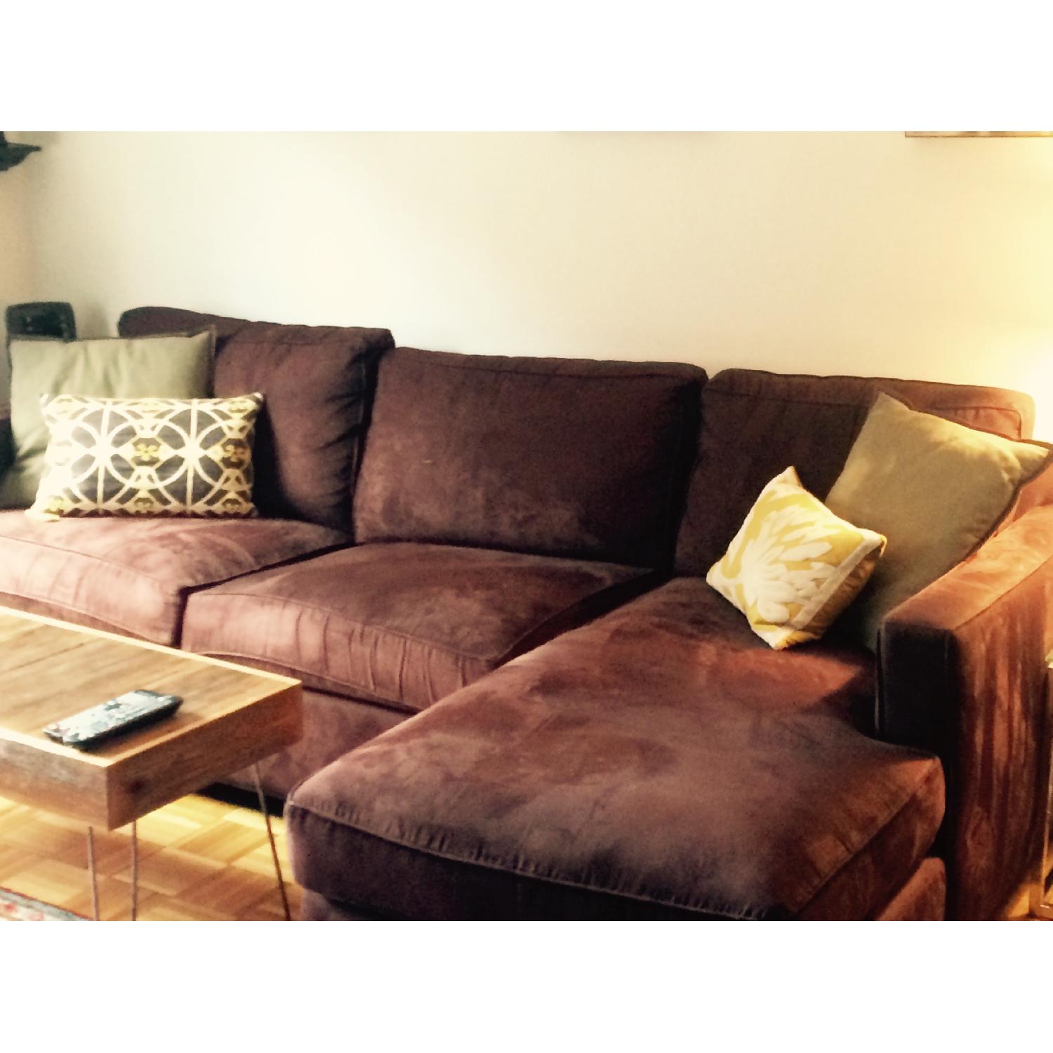 Crate & Barrel Troy Couch - image-4