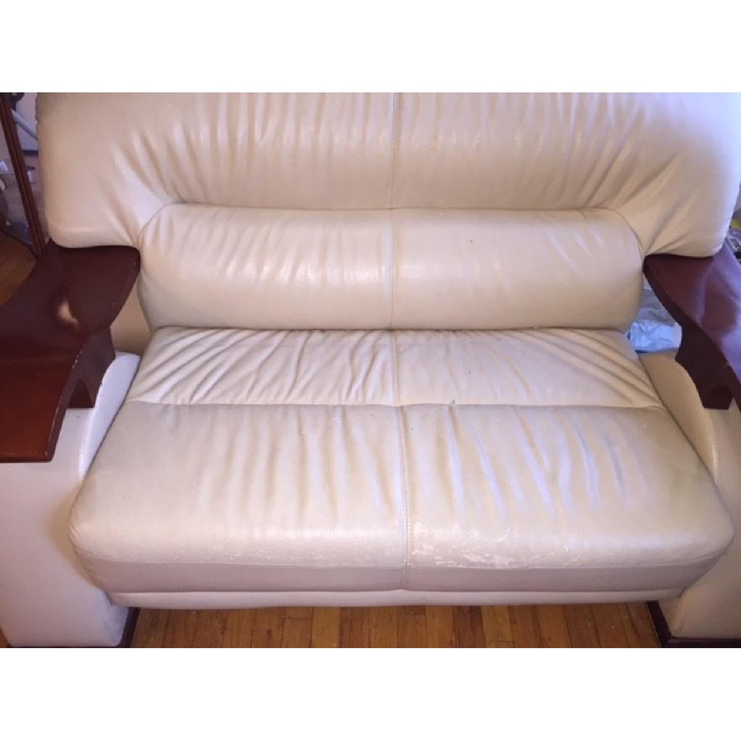 Ashley Leather Loveseat - image-4