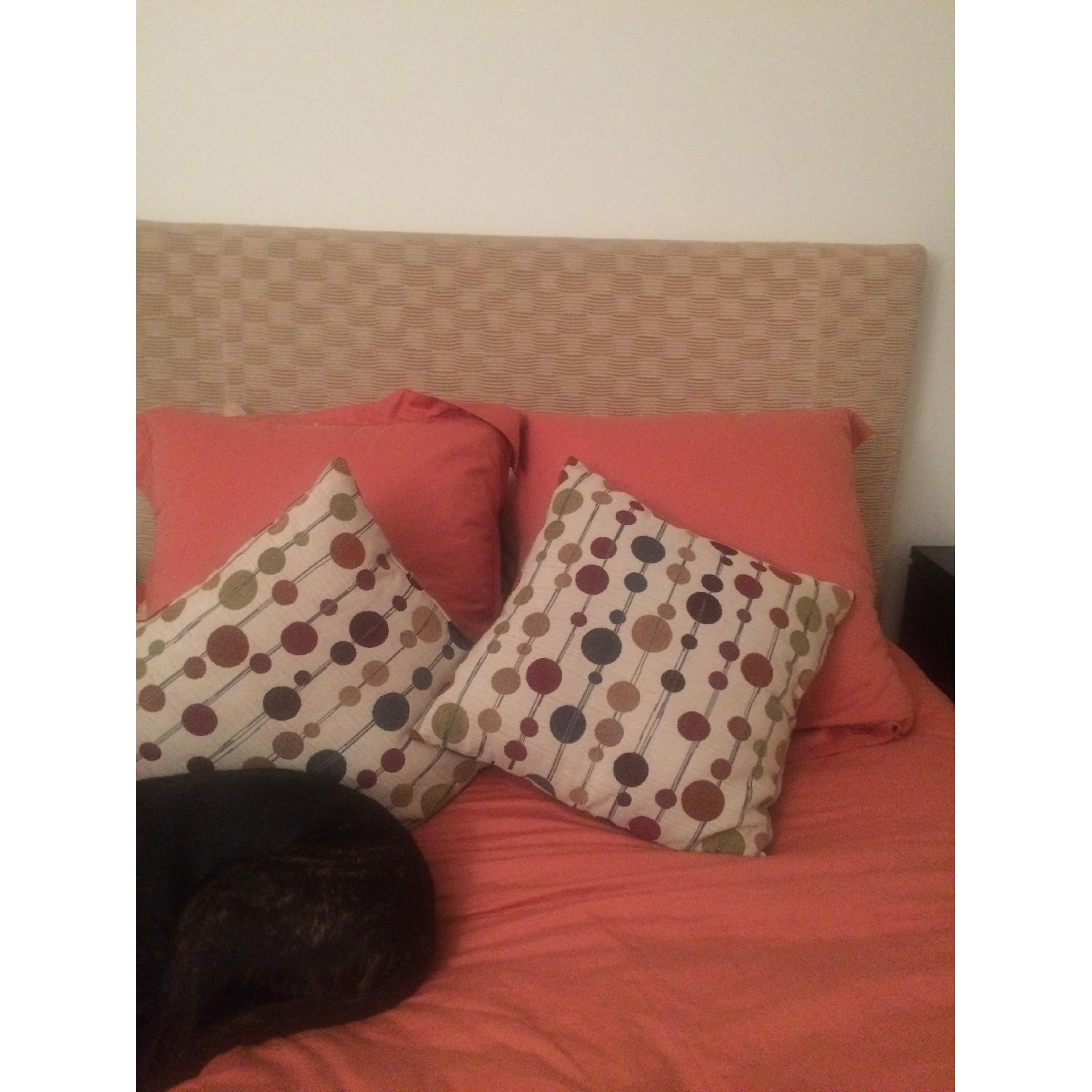 Custom Queen Size Bed Frame w/ Headboard - image-3