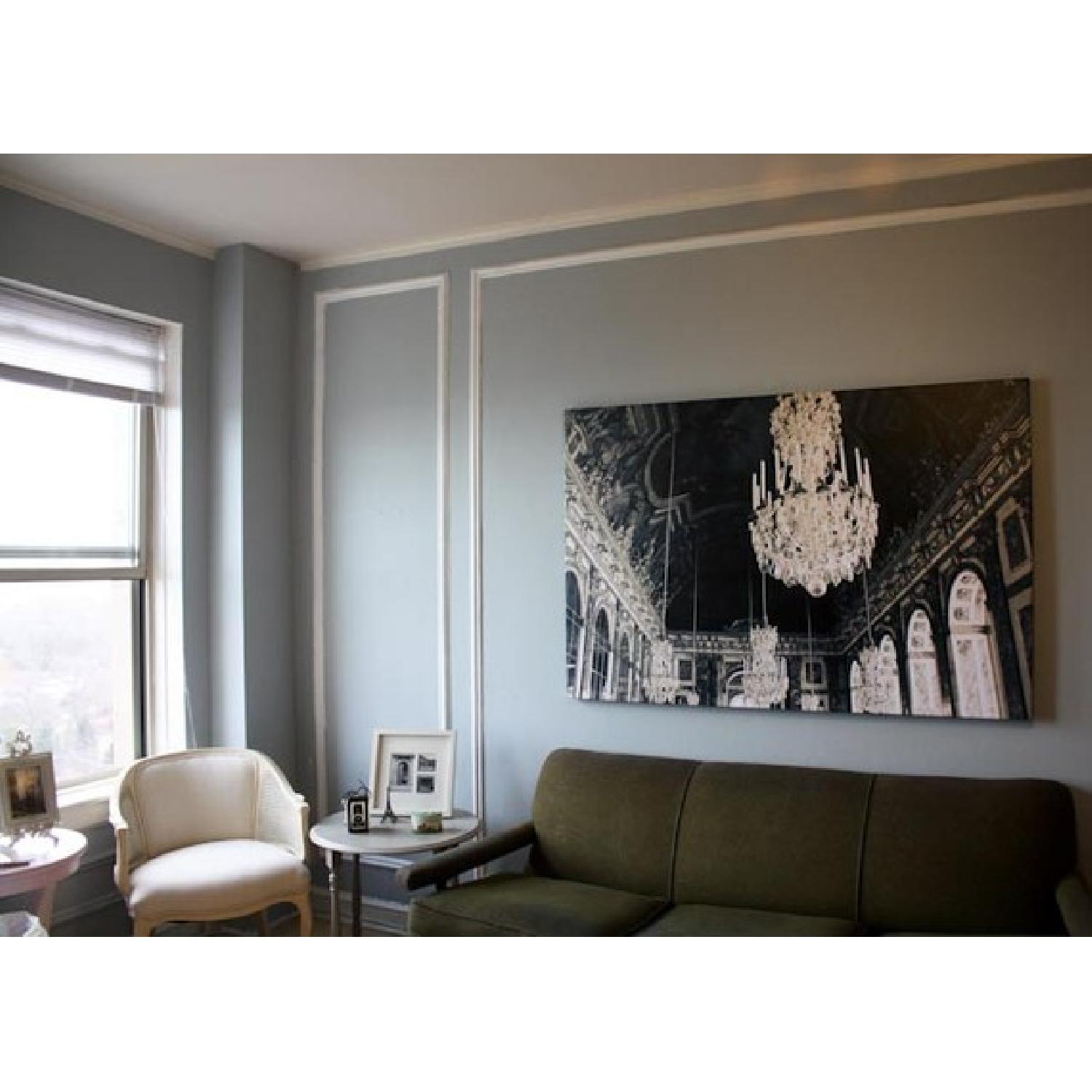 Etsy B&W Oversized Canvas Art - Paris Hall of Mirrors - Thumbnail 2