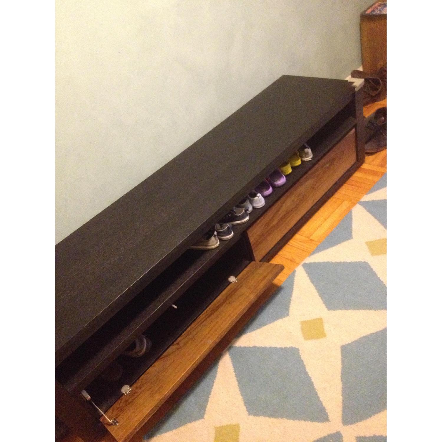 ABC Carpet & Home Long Console Entertainment Center/Storage Bench - image-3